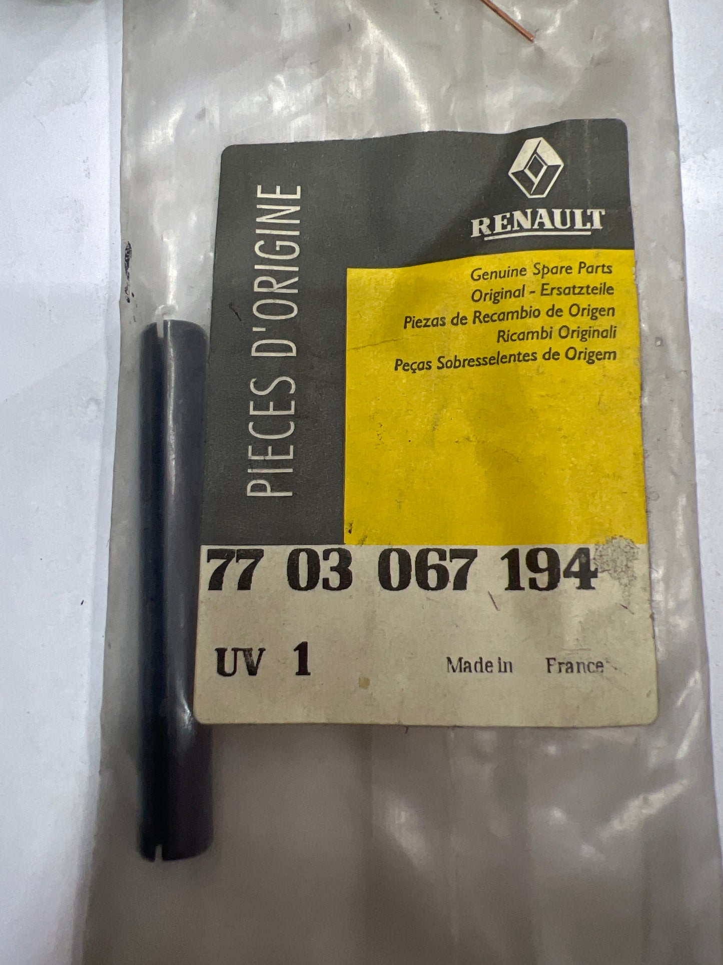 7703067194 PASADOR ELASTICO RENAULT