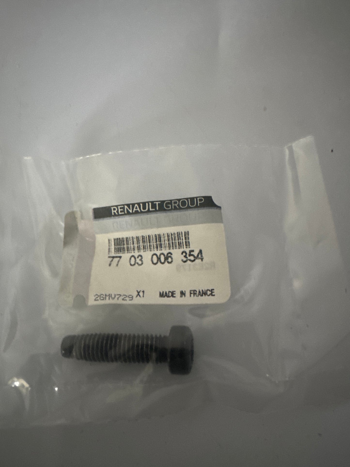 7703006354, TORNILLO M8X125, Renault