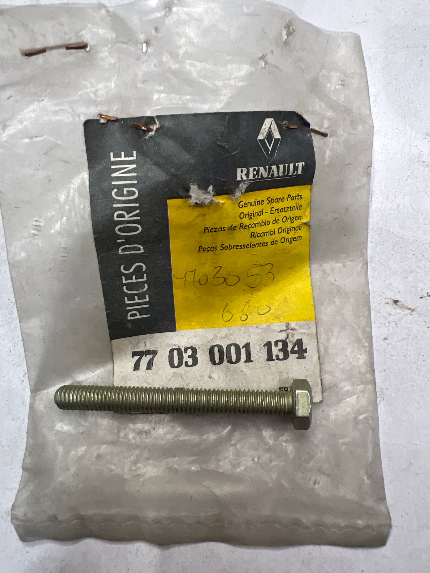 7703001134 TORNILLO FIJAC B RENAULT
