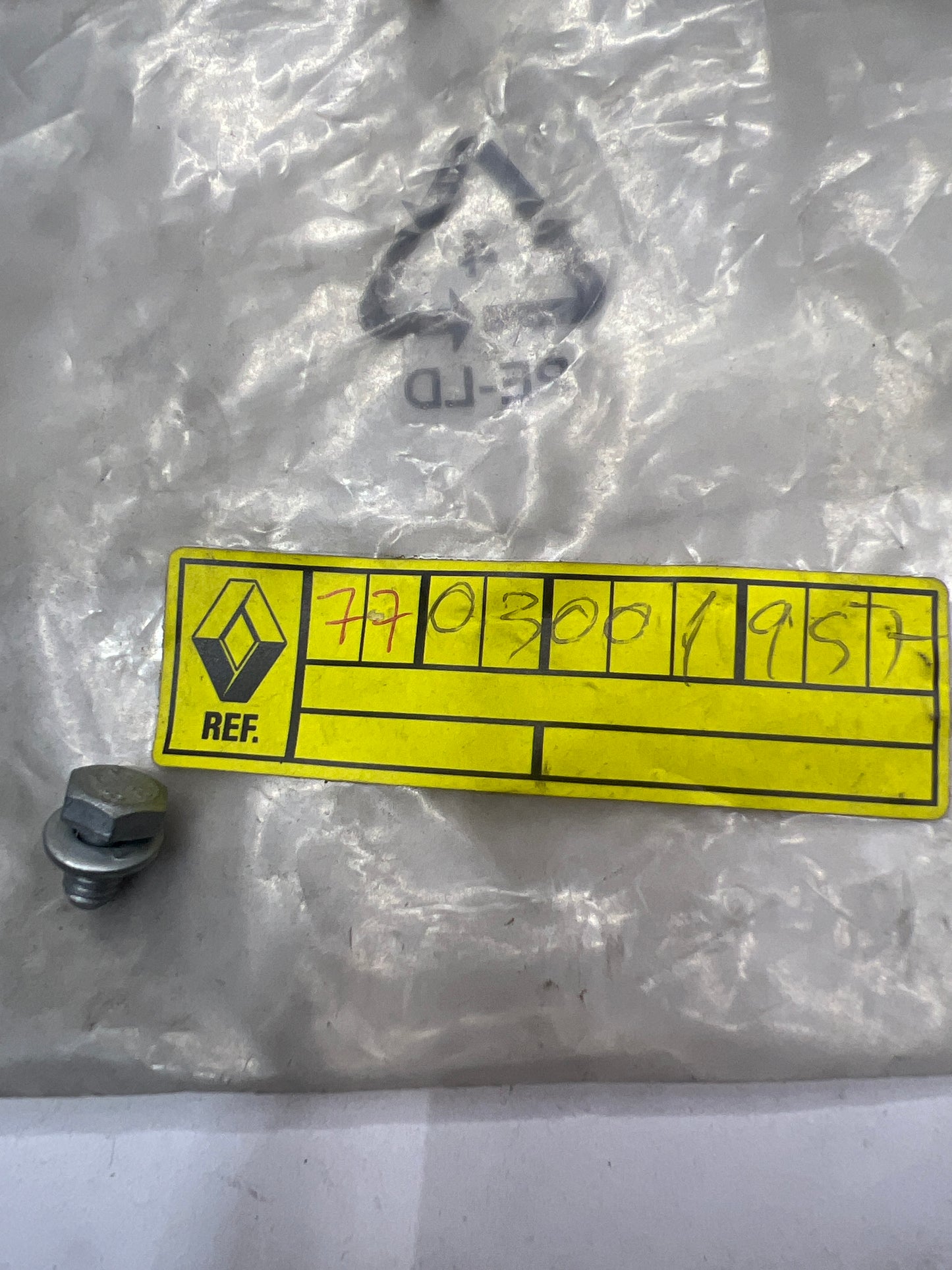 7703001957 TORNILLO H RDL M6X100- RENAULT