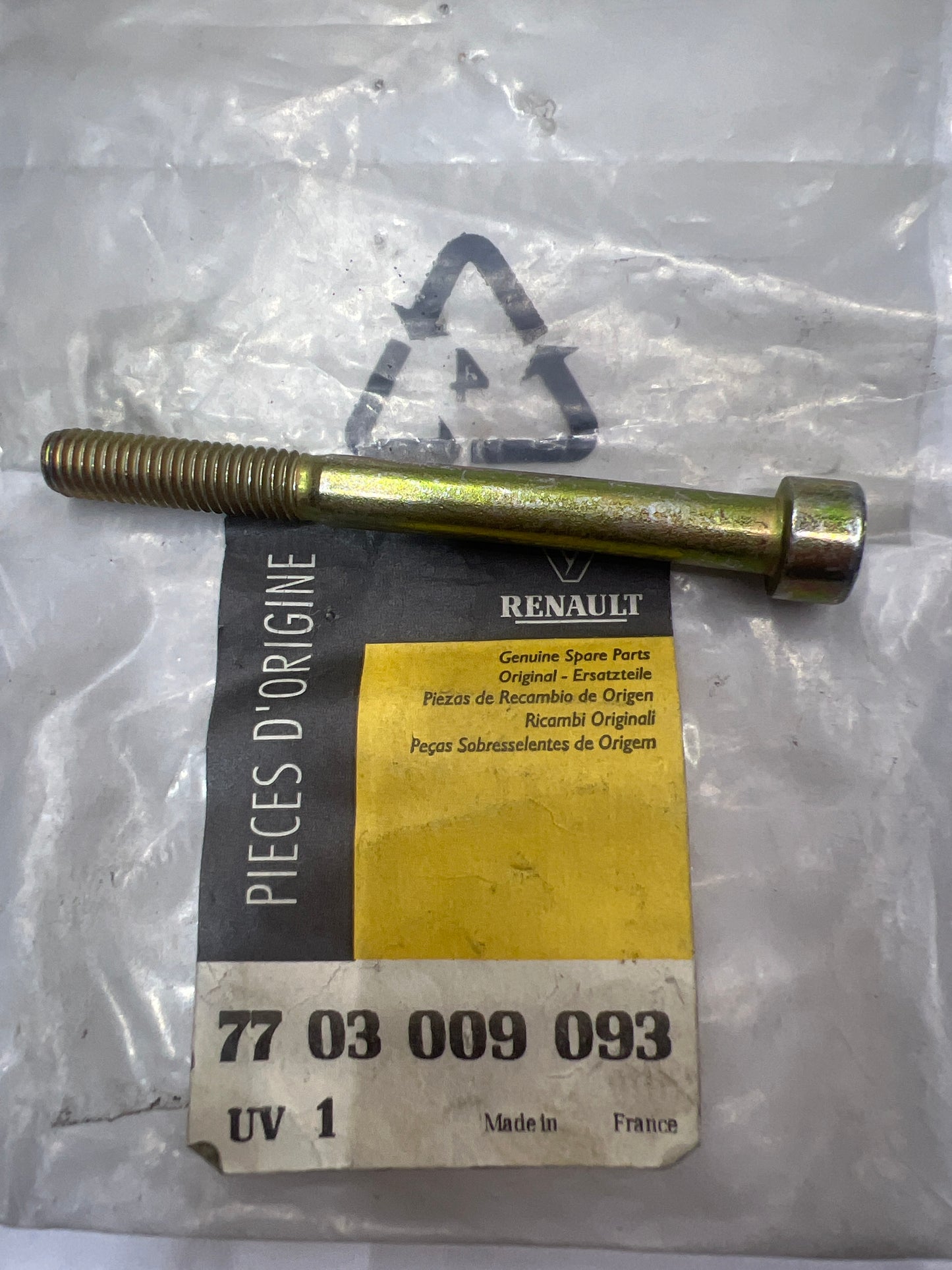 7703009093 TORNILLO 18 RENAULT