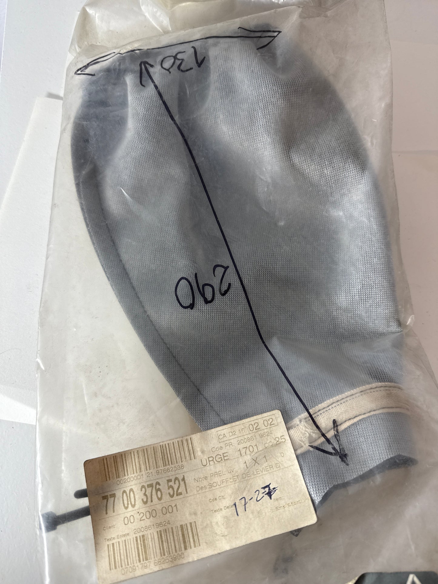 7700376521 - GUARDAPOLVOS PALANCA - Renault