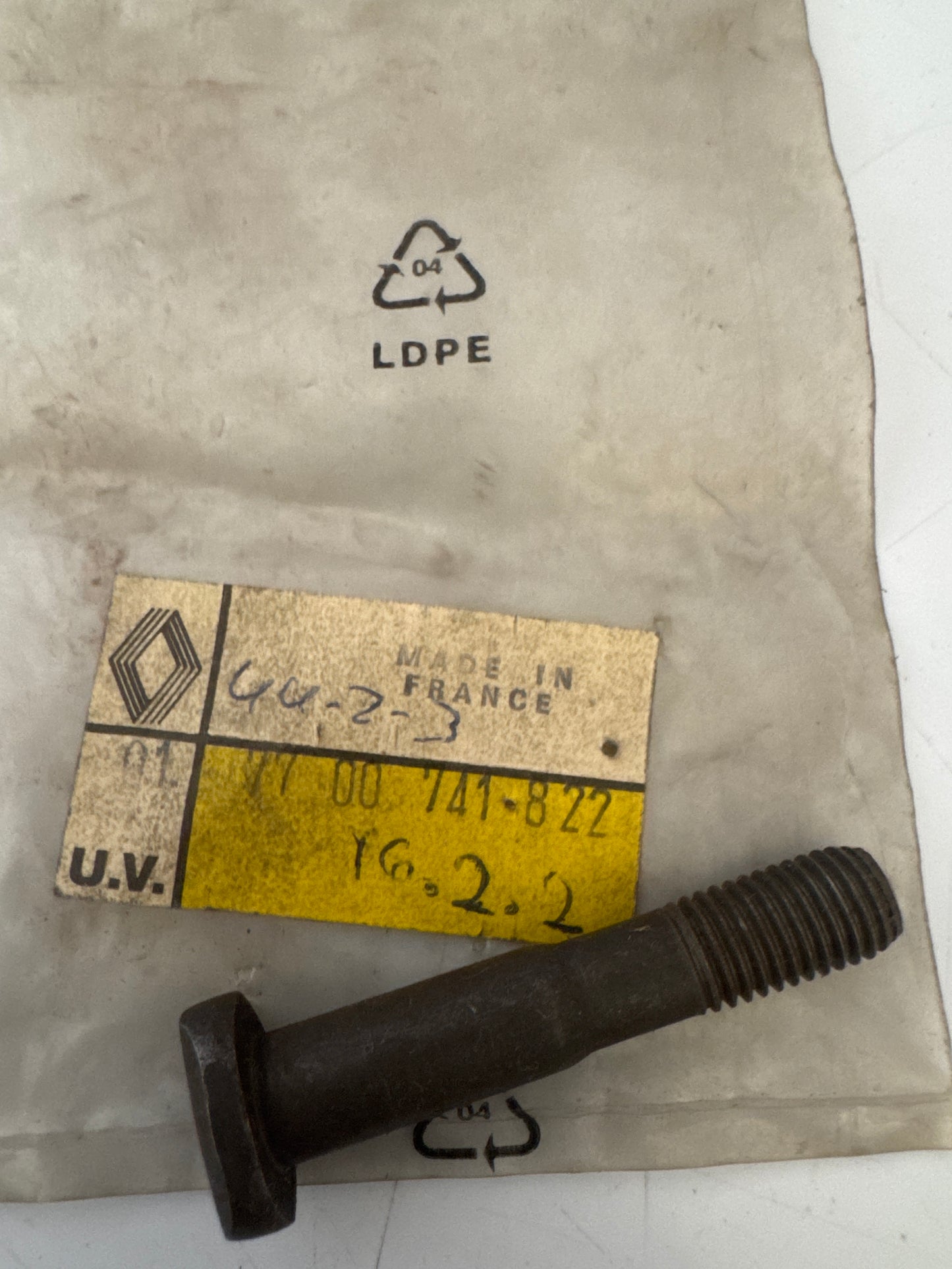 7700741822, TORNILLO BIELA, Renault