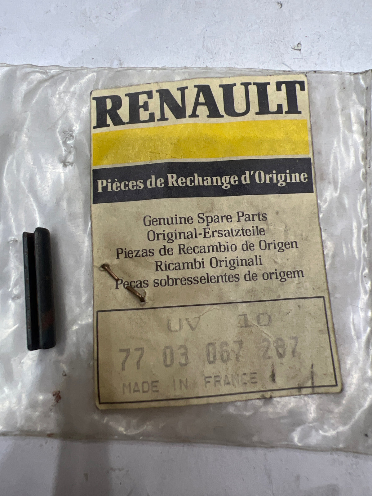 Pasador elástico Renault 7703067207