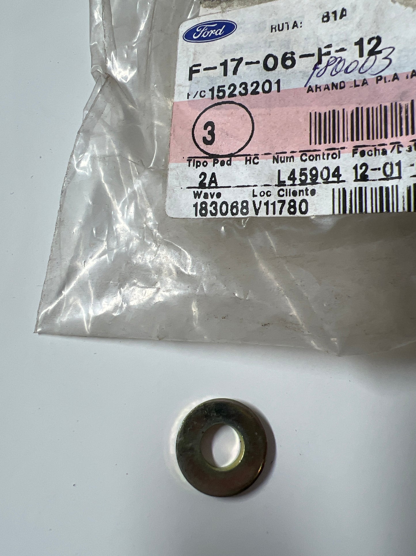 1523201, ARANDELA PLANA, Ford