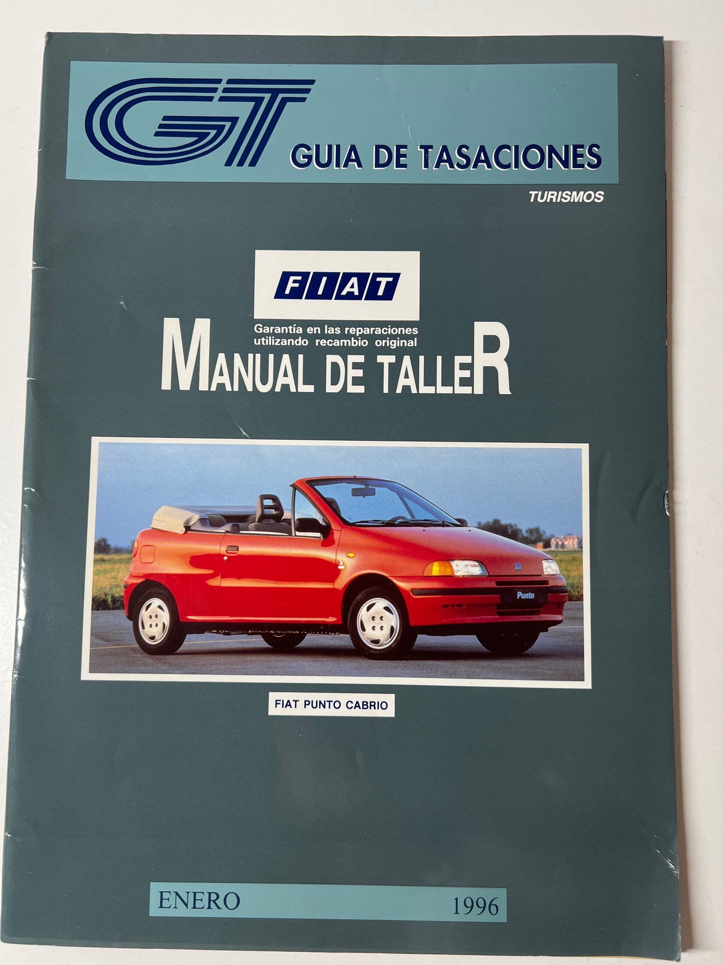 Gt Guia de Tasaciones Turismo Fiat Cabrio Manuel de Taller Enero 1996,