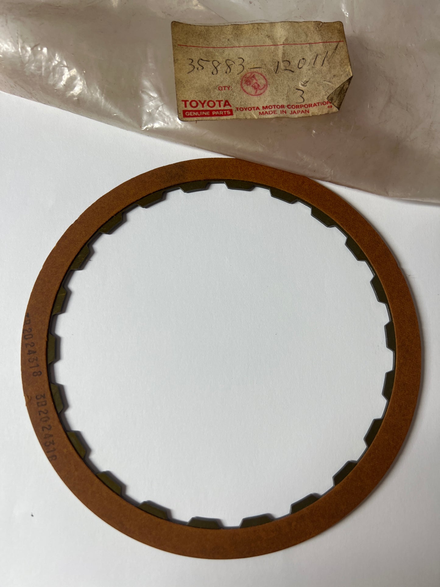 35883-12011 DISC, REVERSE CLUTCH, toyota