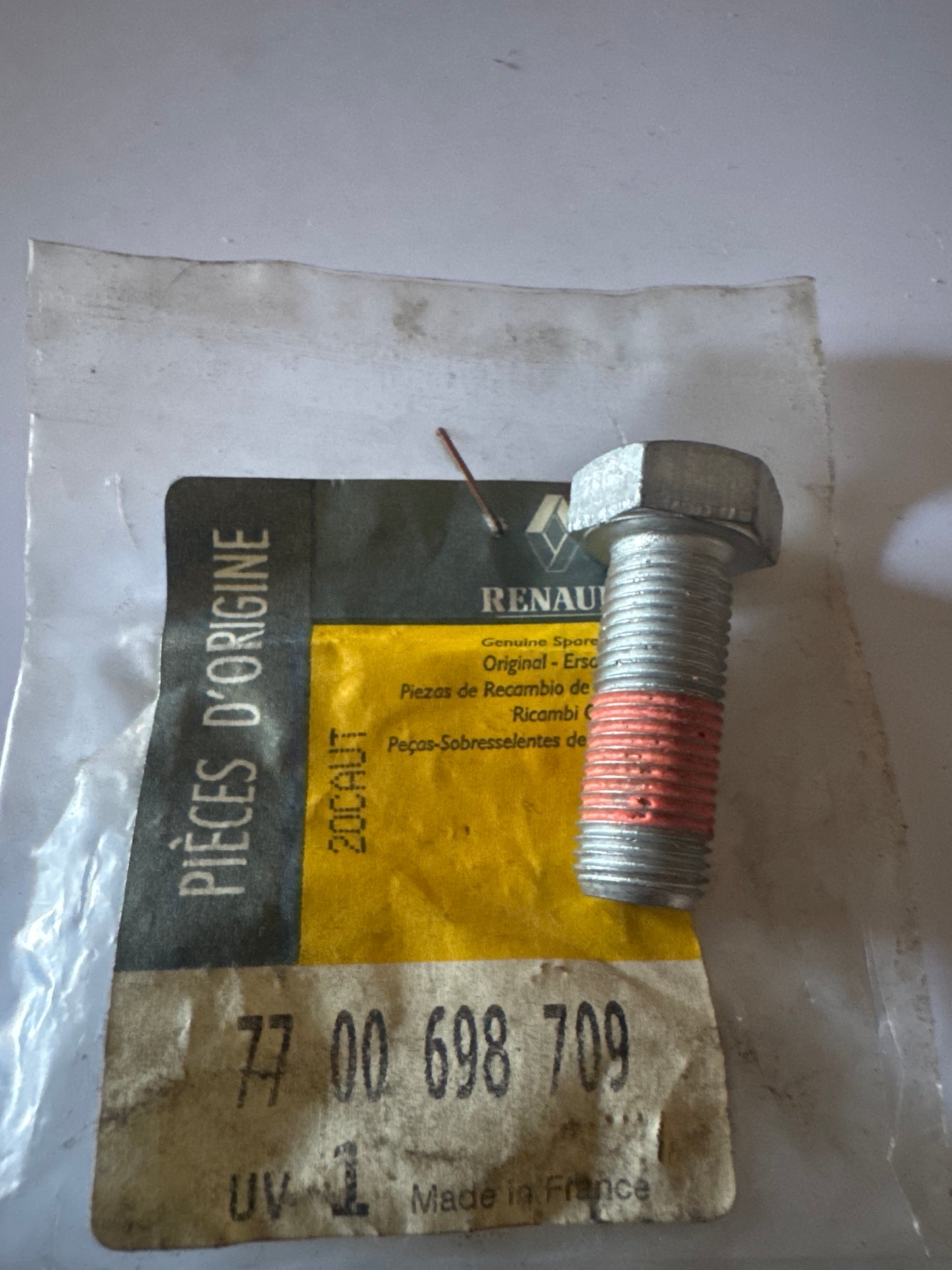 7700698709, TORNILLO, Renault