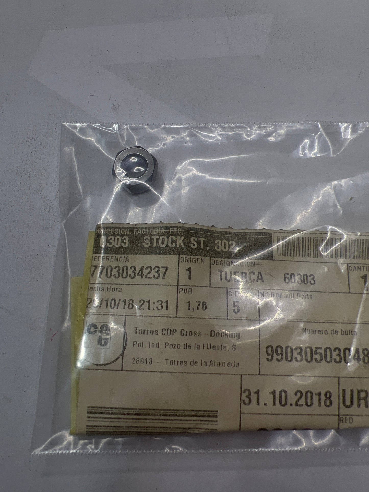 7703034237 TUERCA RENAULT