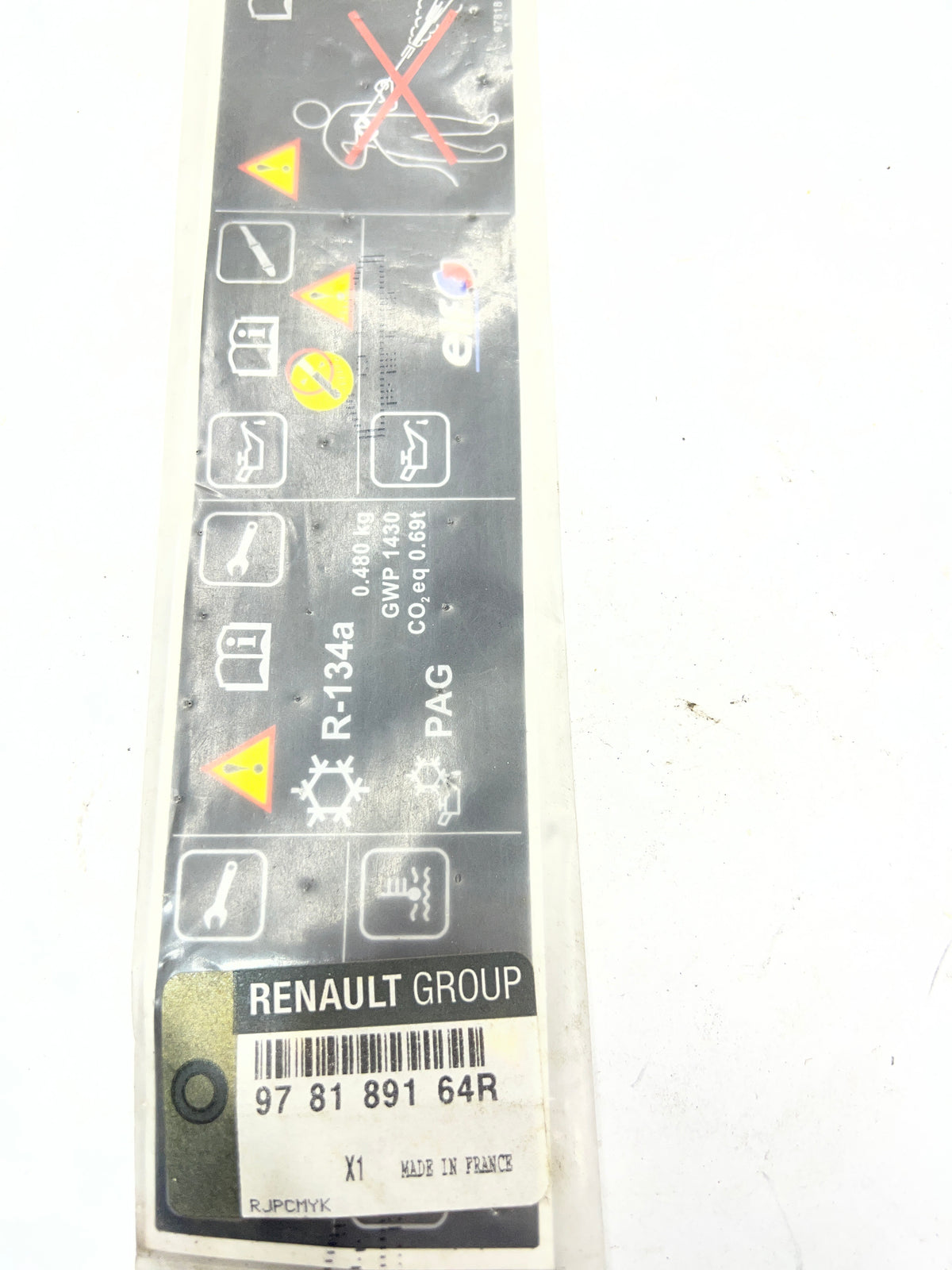 978189164R PLACA INSCRIPCION RENAULT