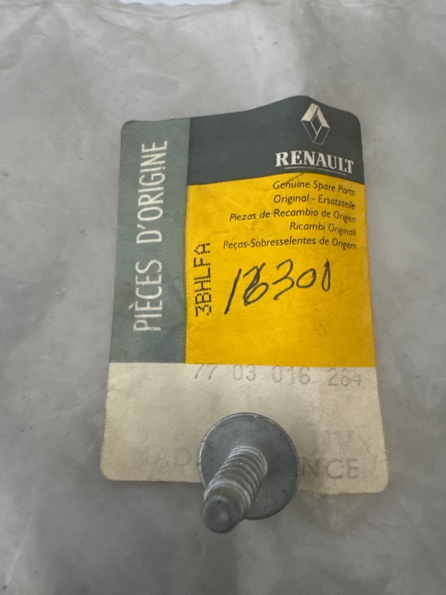 7703016264, TORNILLO, Nissan