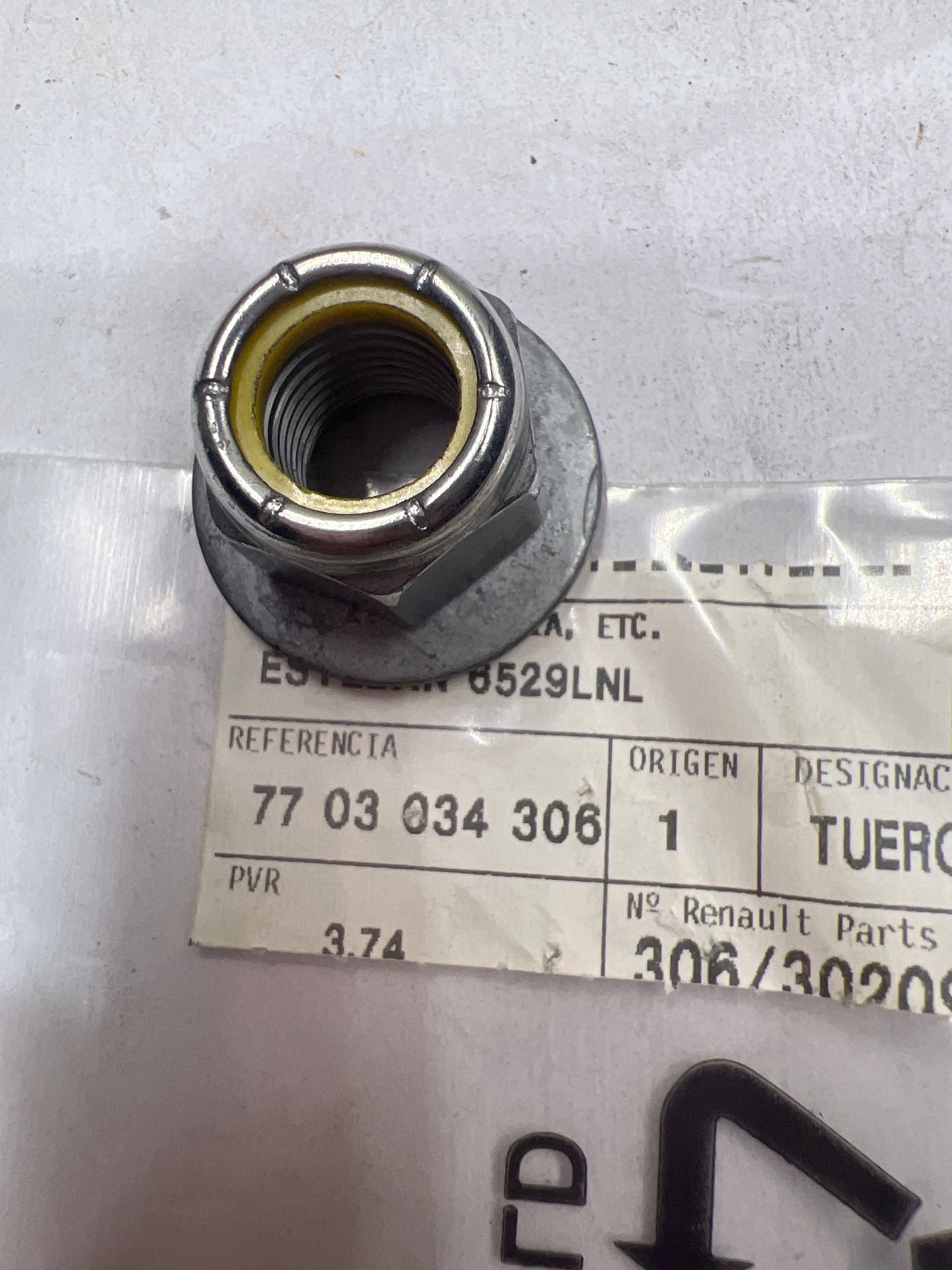 7703034306 TUERCA M12X12 RENAULT