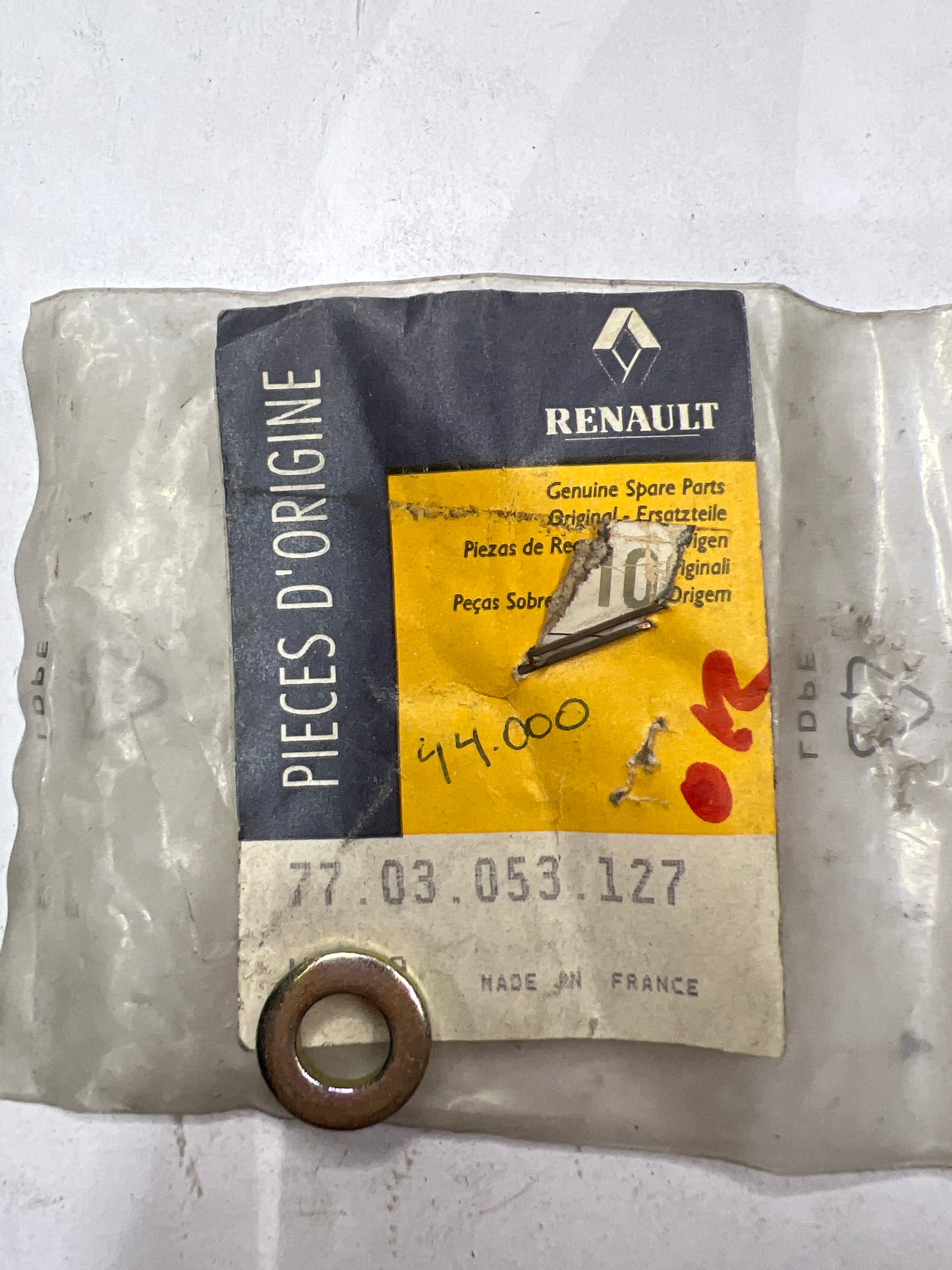 7703053127 ARANDELA PLANA RENAULT