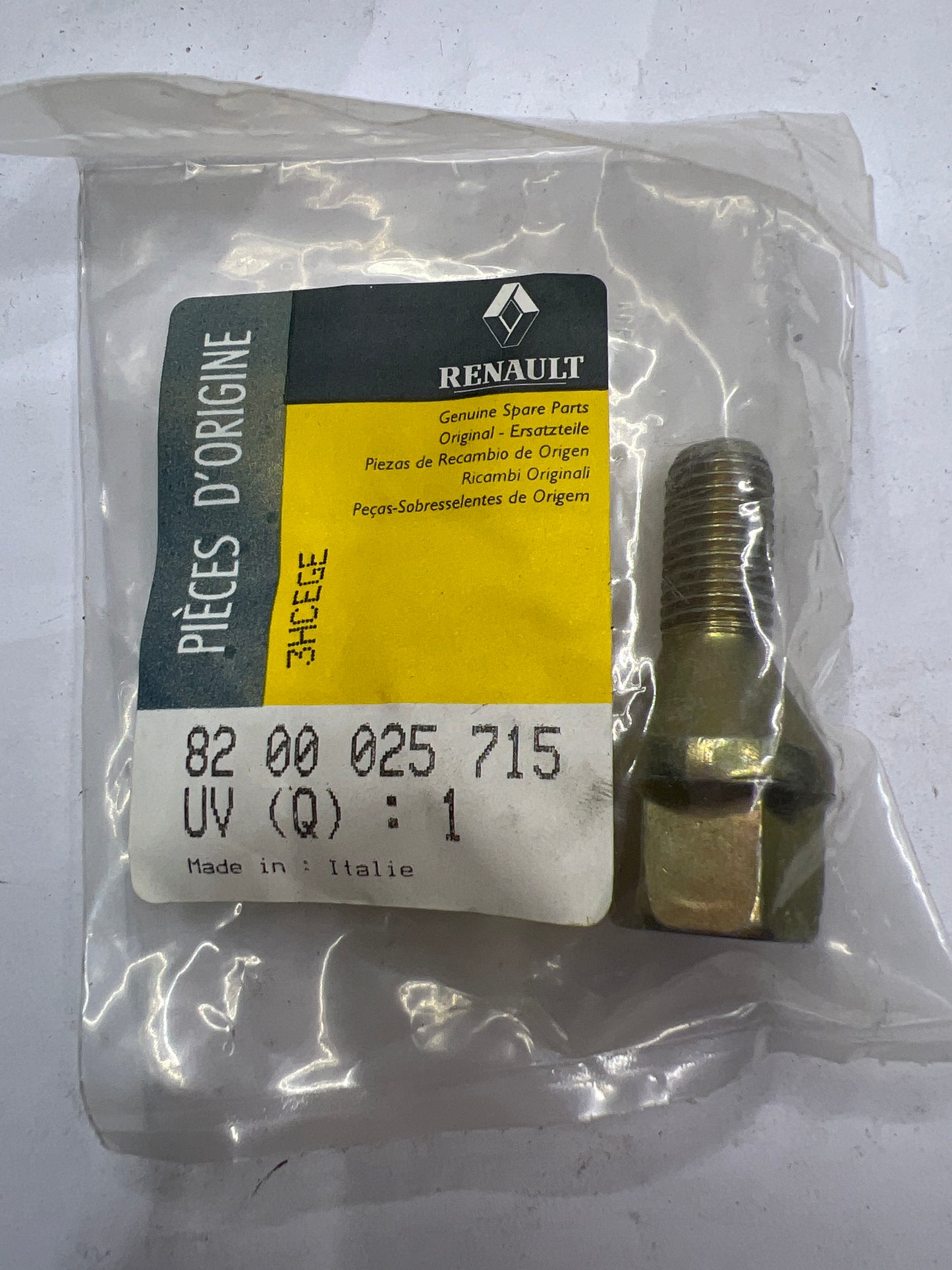 8200025715 TORNILLO RUEDA RENAULT