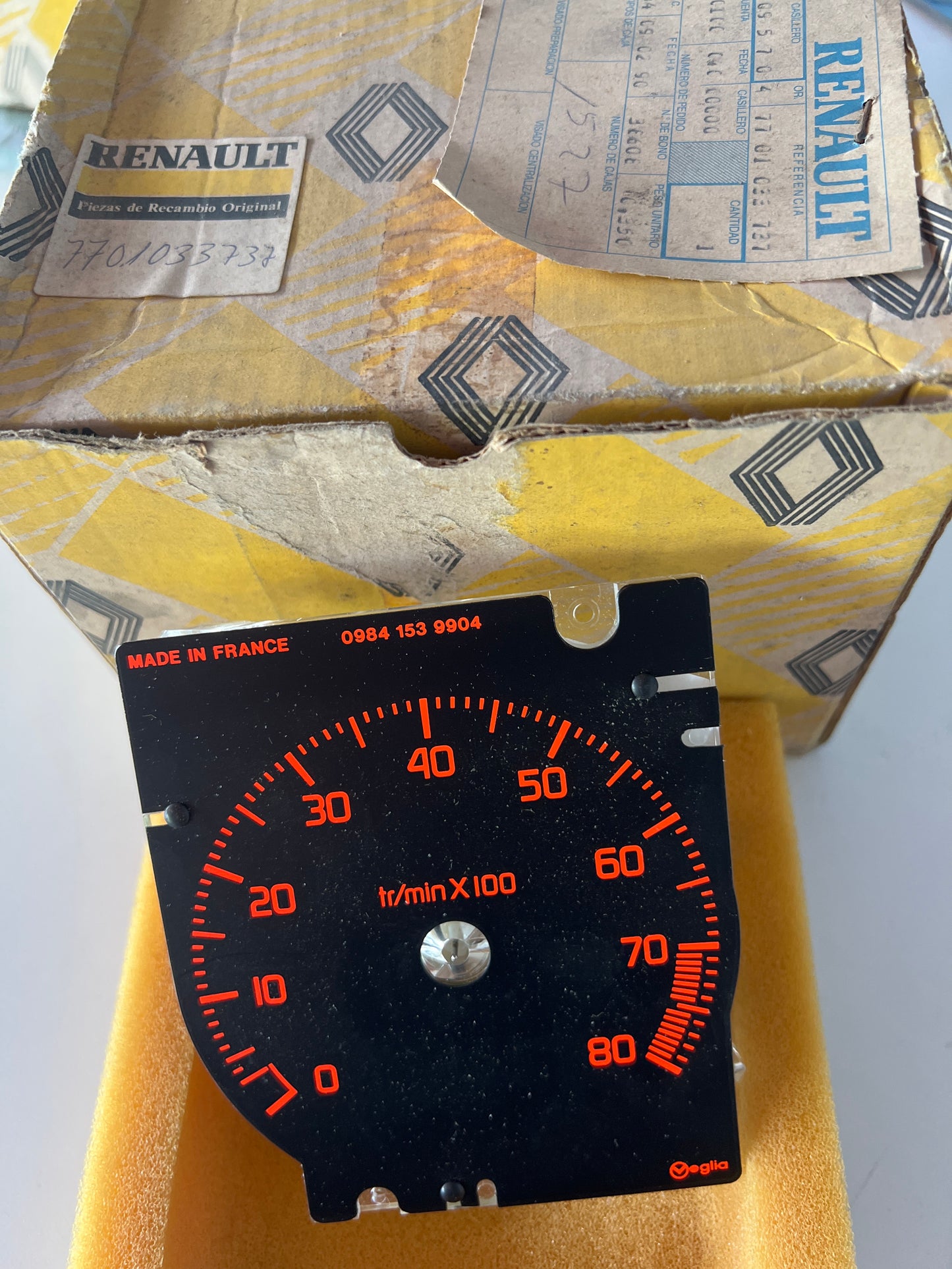 7701033737 COMPTE TOURS C53 RENAULT