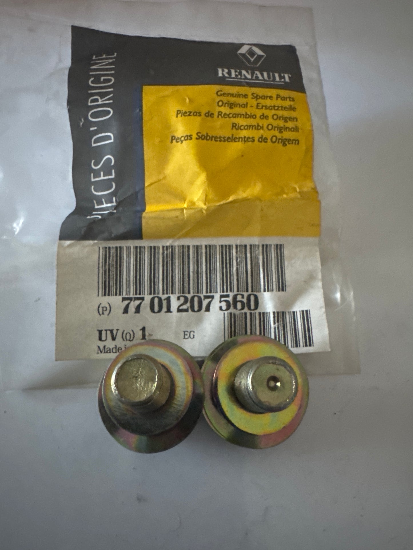 7701207560, TORNILLO FRENO, Renault