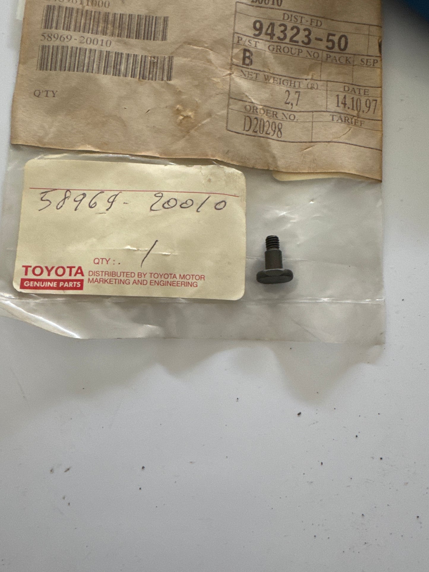 58969-20010, 58969-20010 CONSOLE BOX & BRACKET, toyota, Toyota - Lexus