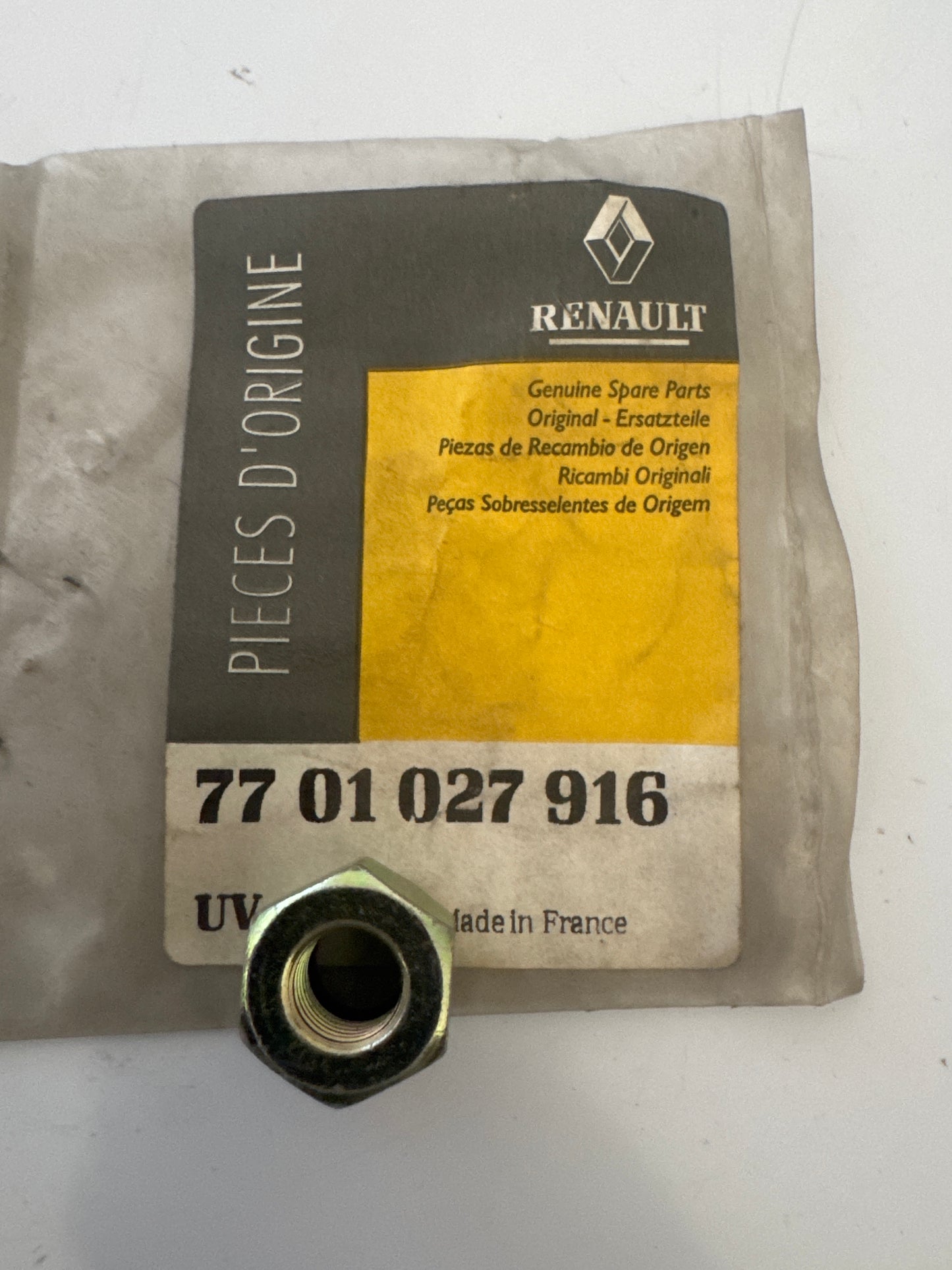 7701027916, TUERCA M 9X10, Renault