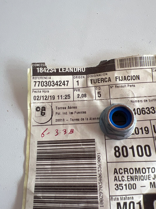 7703034247 Tuerca RENAULT