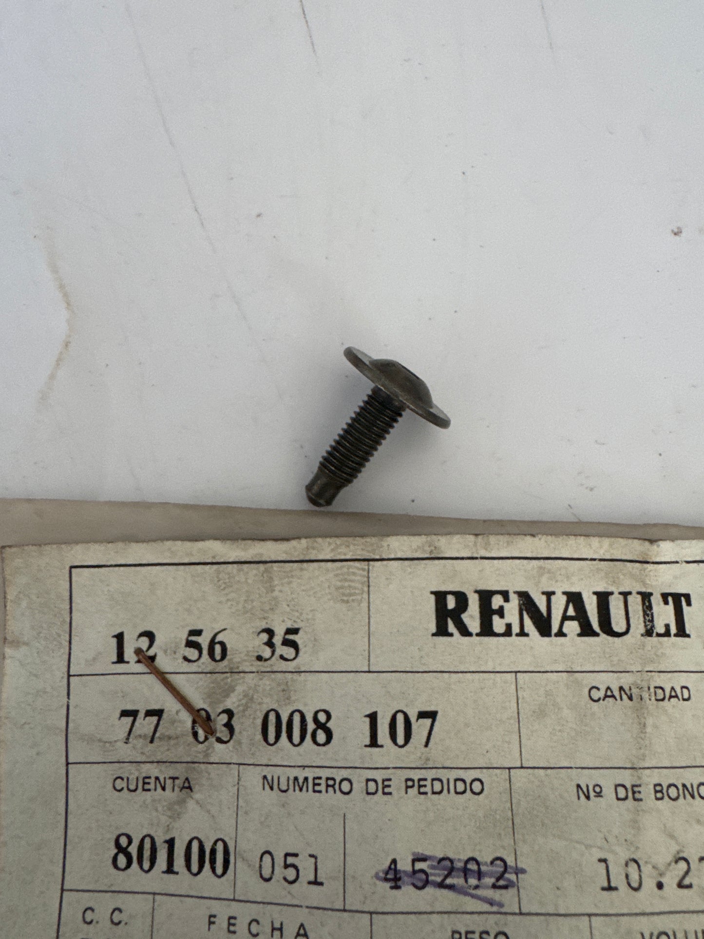 7703008107, TORN.M5X080, Renault