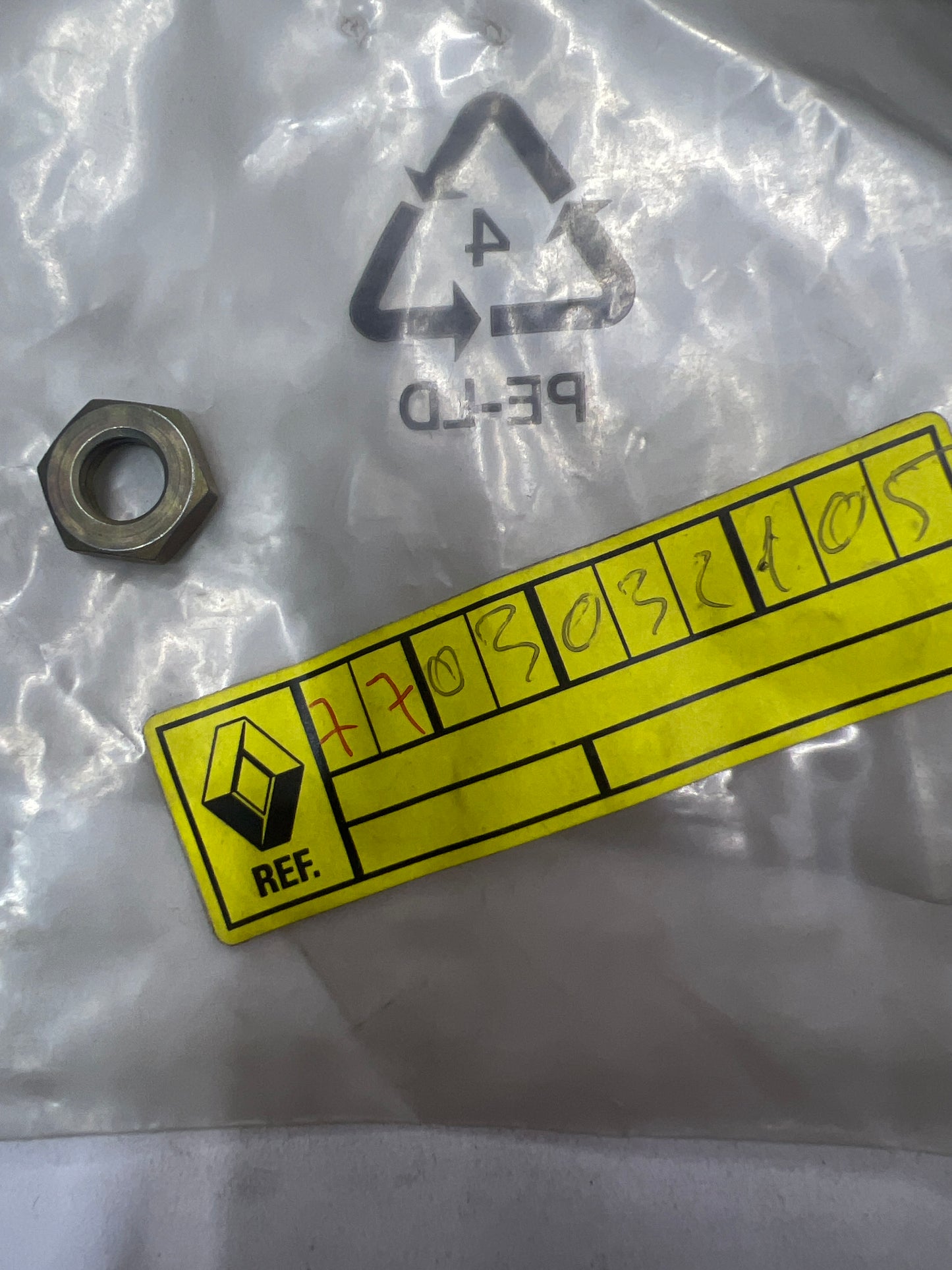 7703032105 THIN HEX TUERCA M10X1 RENAULT