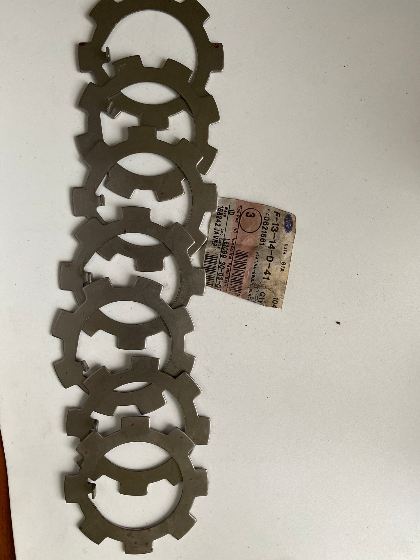 621561, CHAPA DE FREIO, Ford