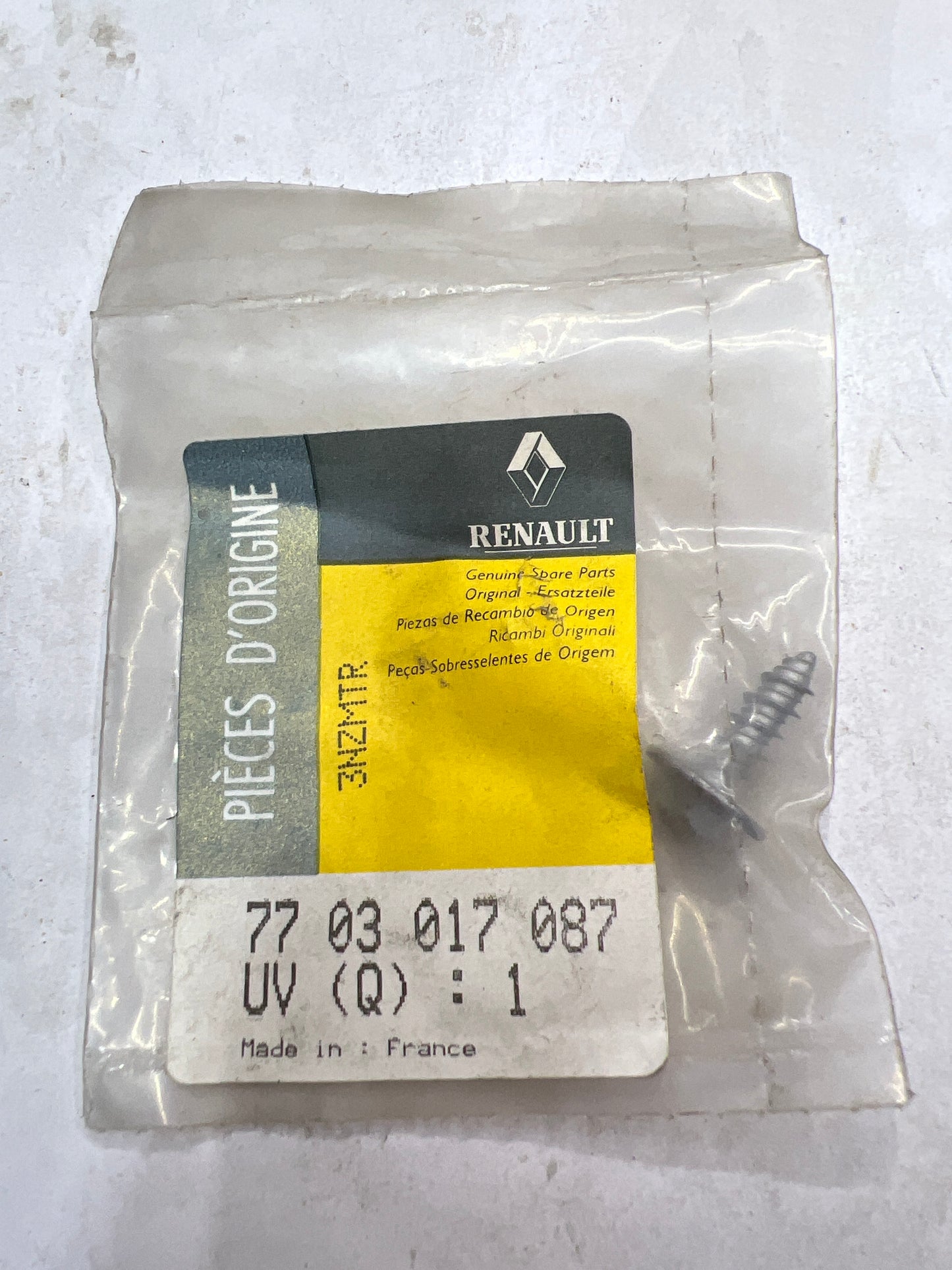 7703017087 TORNILLO 6X17,5 RENAULT