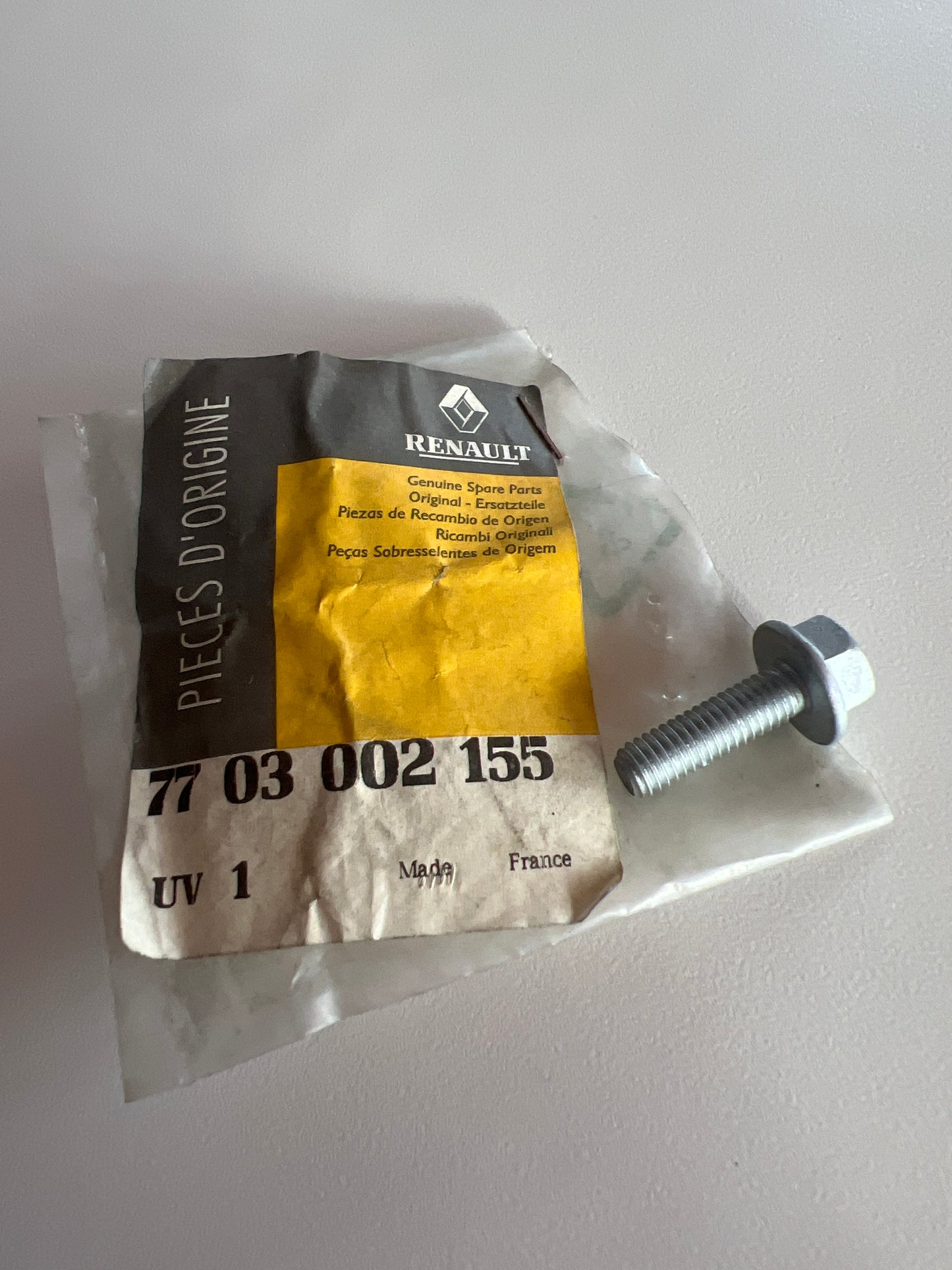 7703002155 - TORNILLO CON BASE - Renault