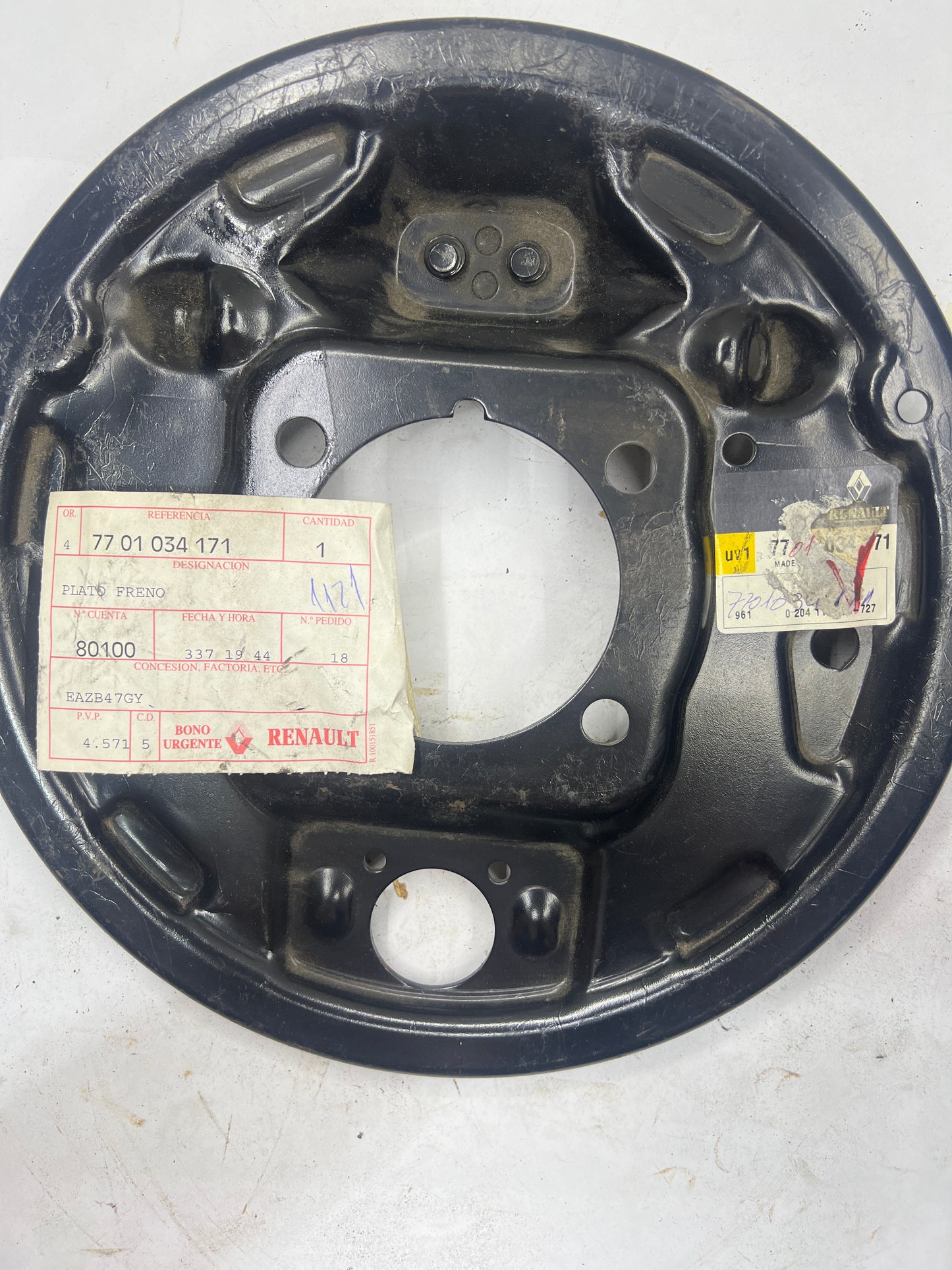 7701034171 PLATEAU FREIN ARD RENAULT