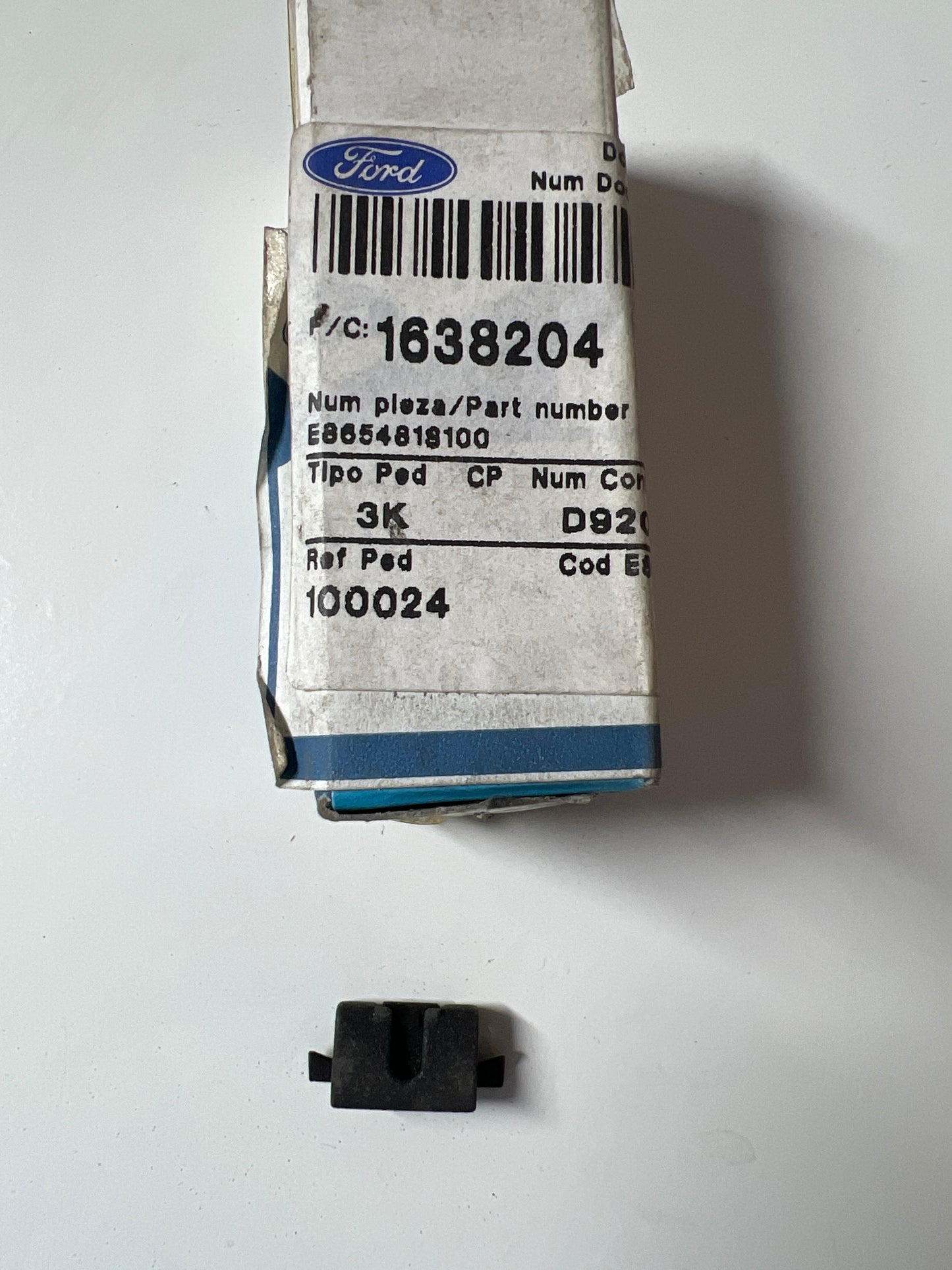 1638204, ABRAZADERA - BORDE, Ford