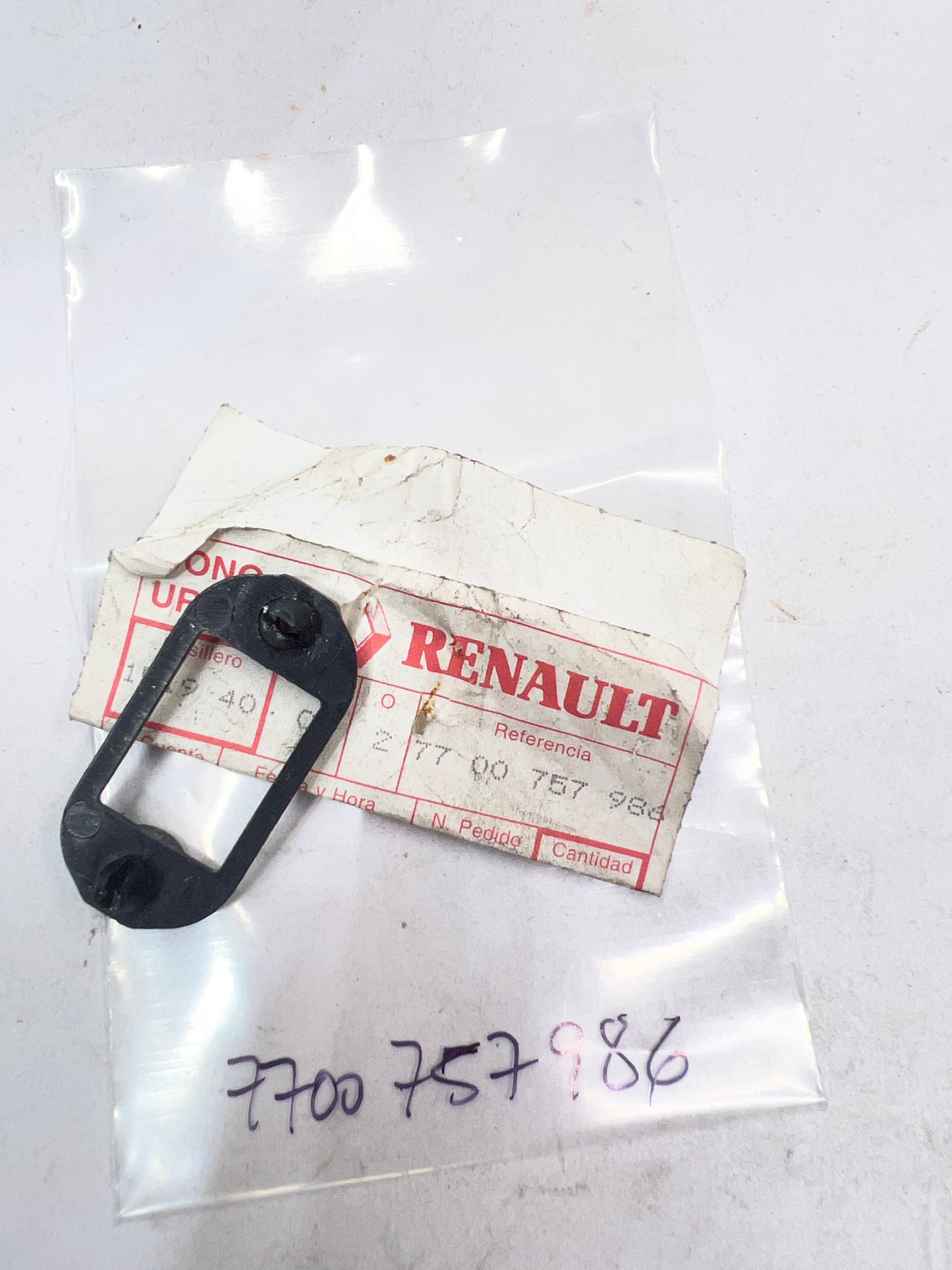 7700757986 PLATE S/VISOR N5 RENAULT