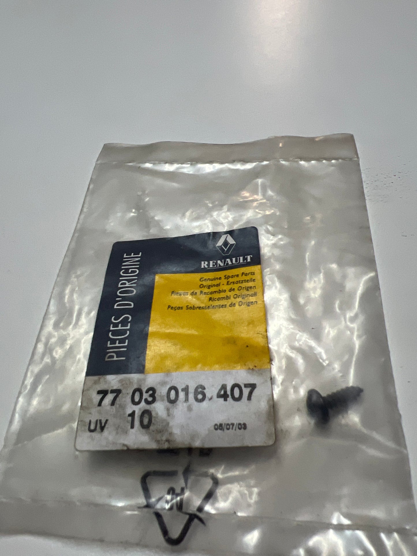 7703016407 - TORNILLO 4,2X13 - Renault