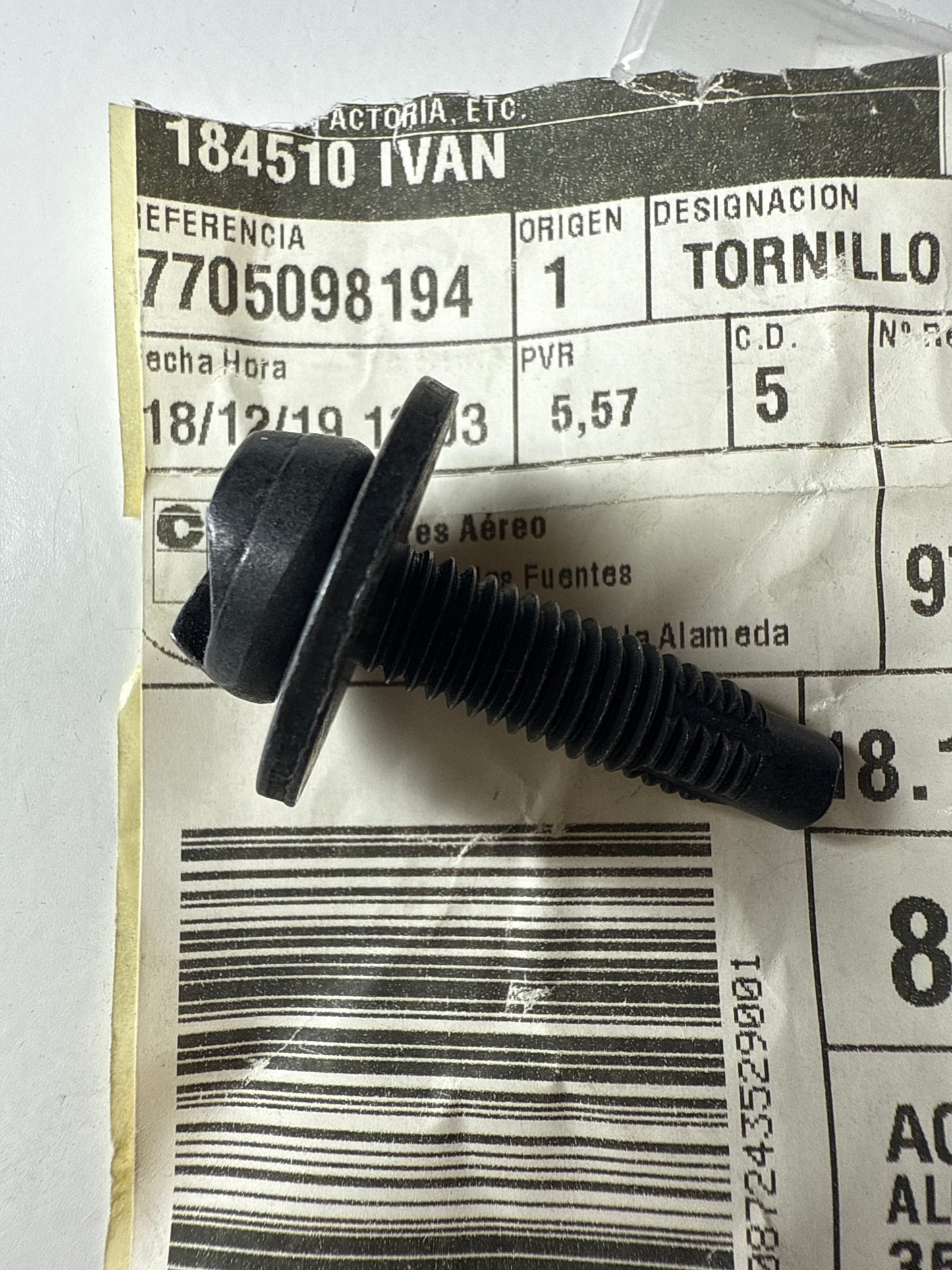 7705098194 - TORNILLO M8X25 - Renault