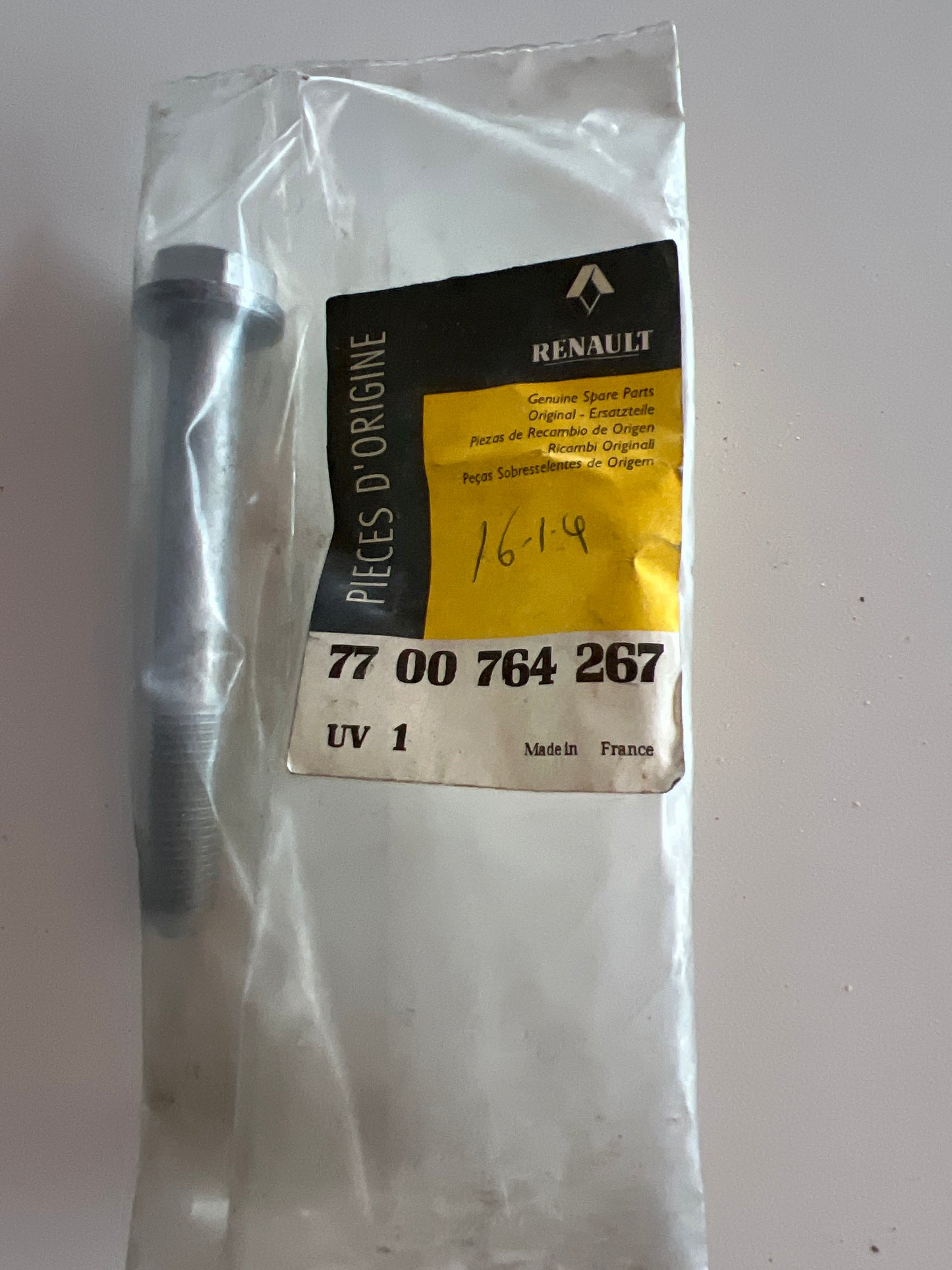 7700764267 - EJE M10X125 - Renault