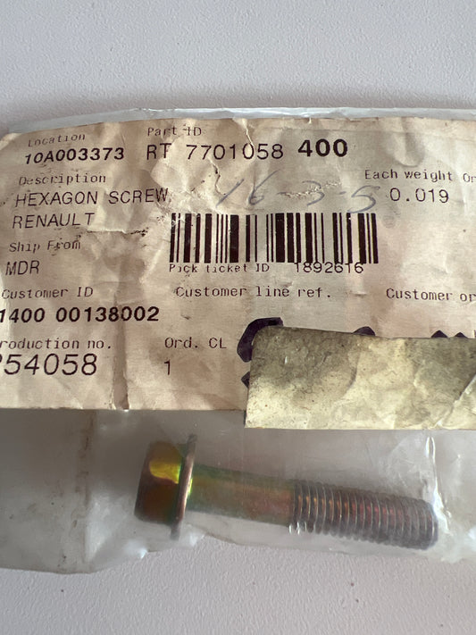 7701058400 - TORNILLO - Renault