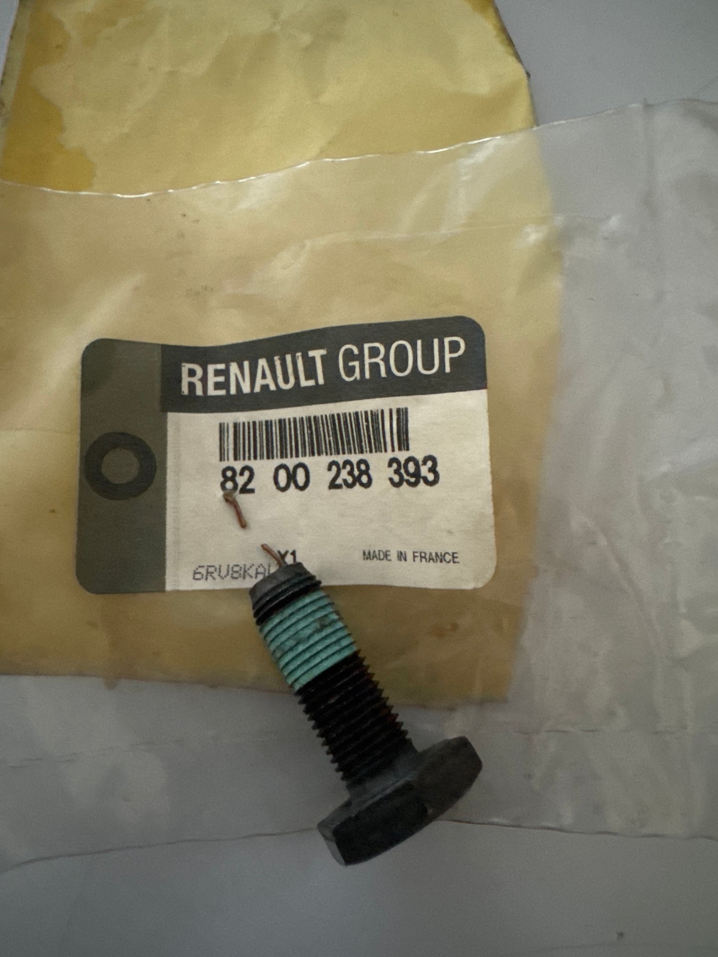 8200238393, TORNILLO VOLANTE, Renault