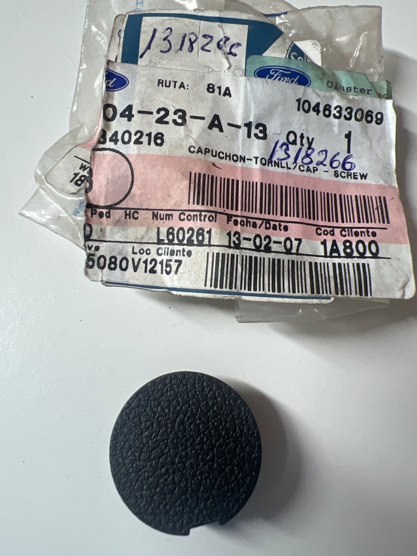 1318266, Tapón, Ford