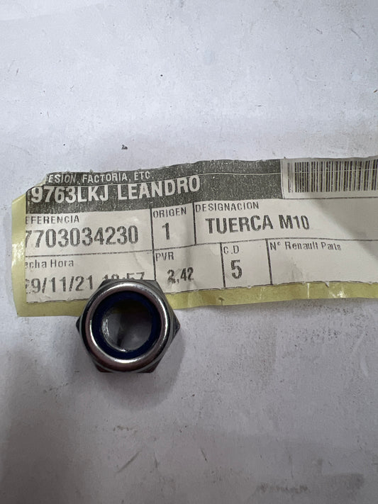 7703034230 TUERCA M10 RENAULT