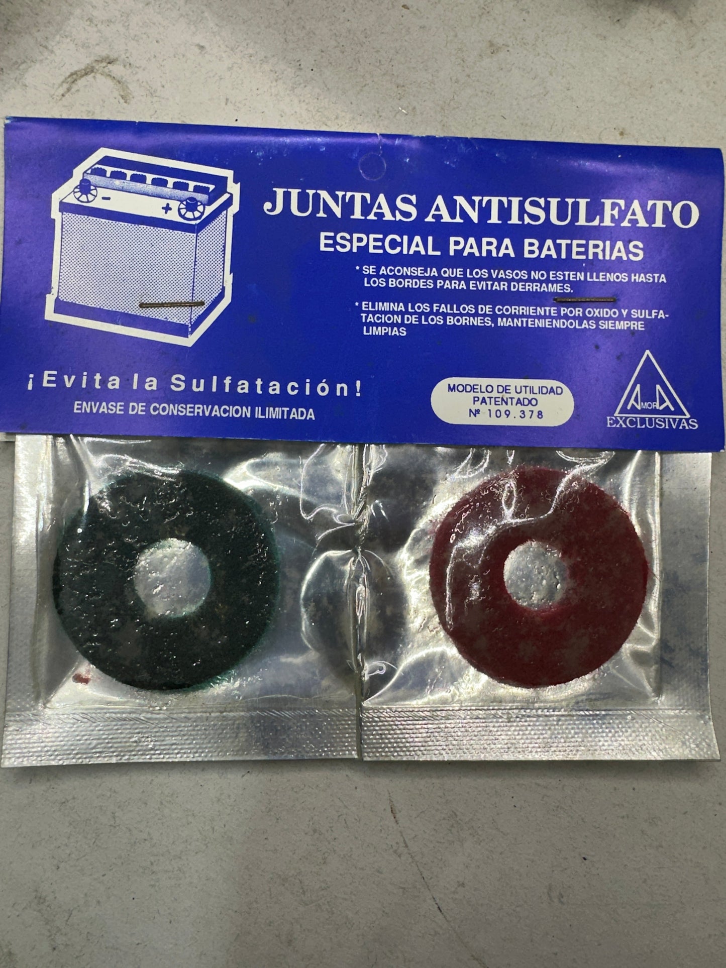 Juntas Antisulfato para baterías 109378