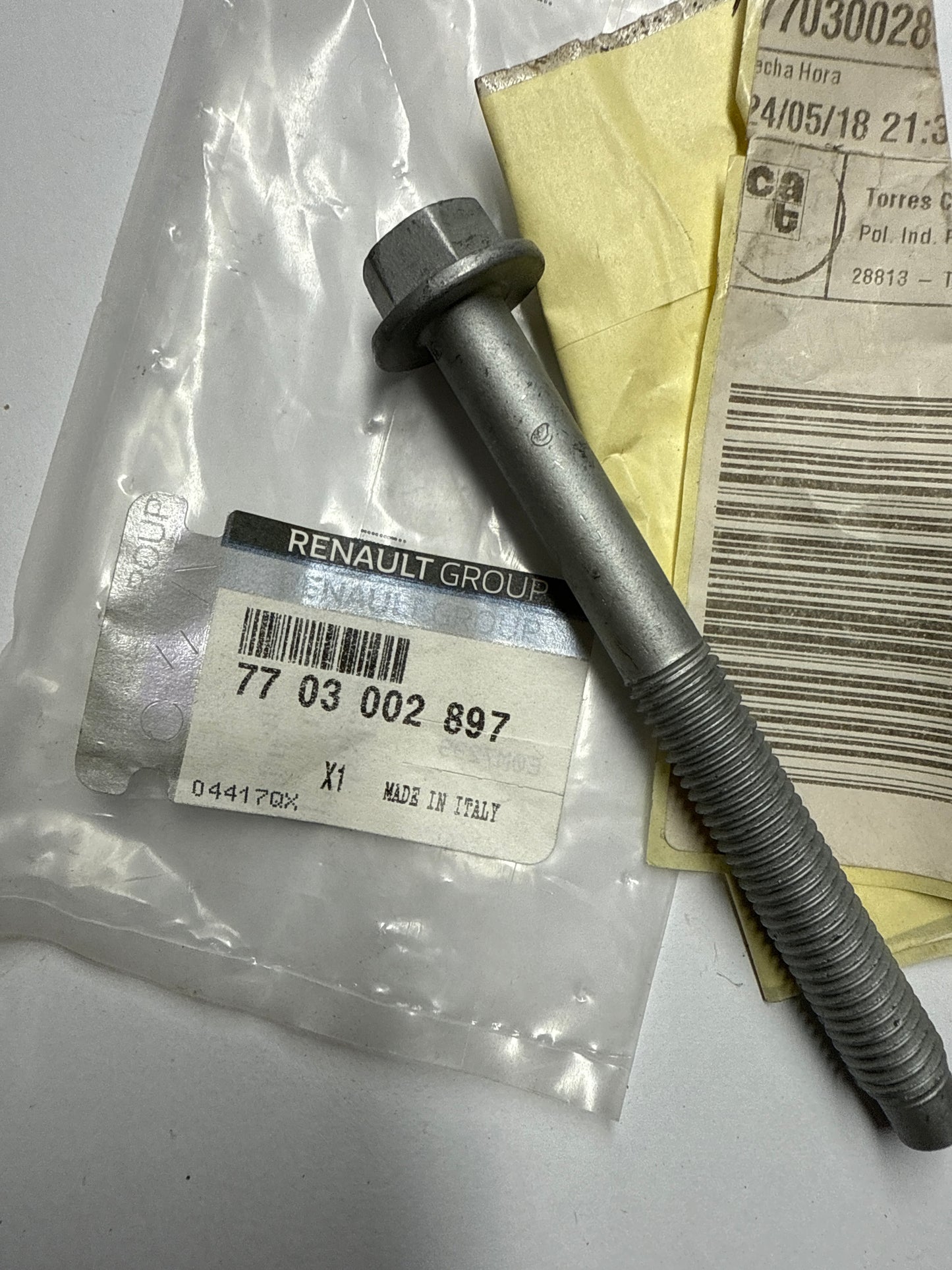 7703002897, TORNILLO M10-95, Renault