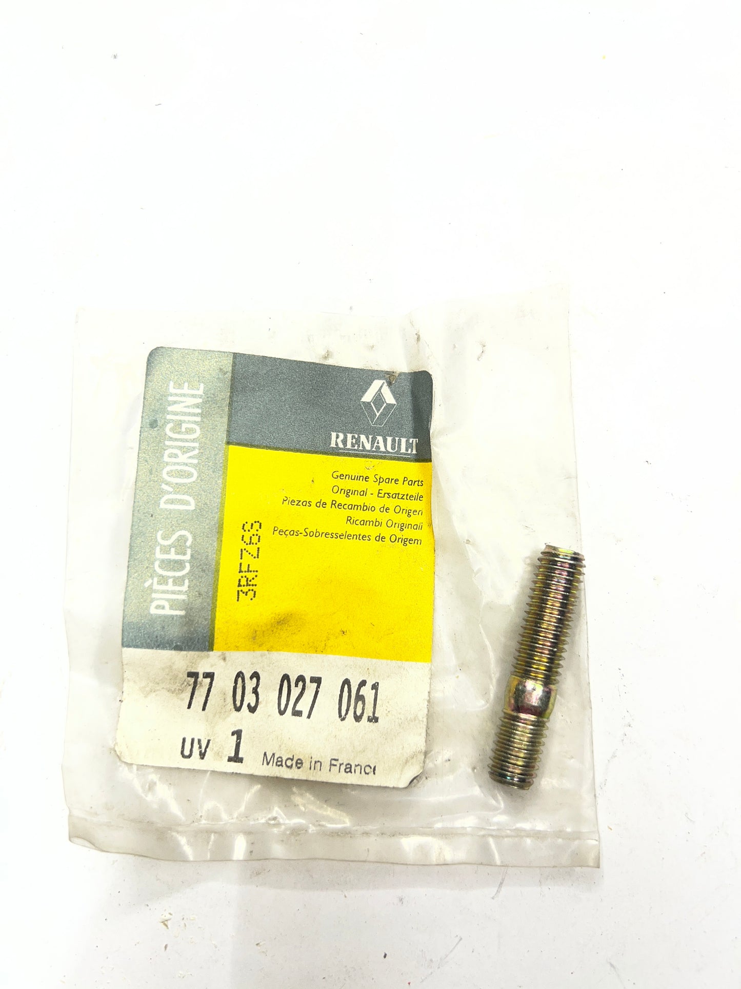 7703027061 Tornillo, colector de gases de escape RENAULT