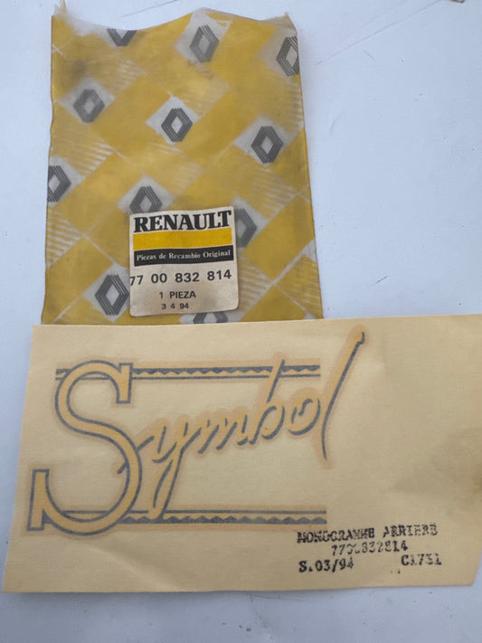 7700832814, BAN.DECOR."SYMBOL, Renault