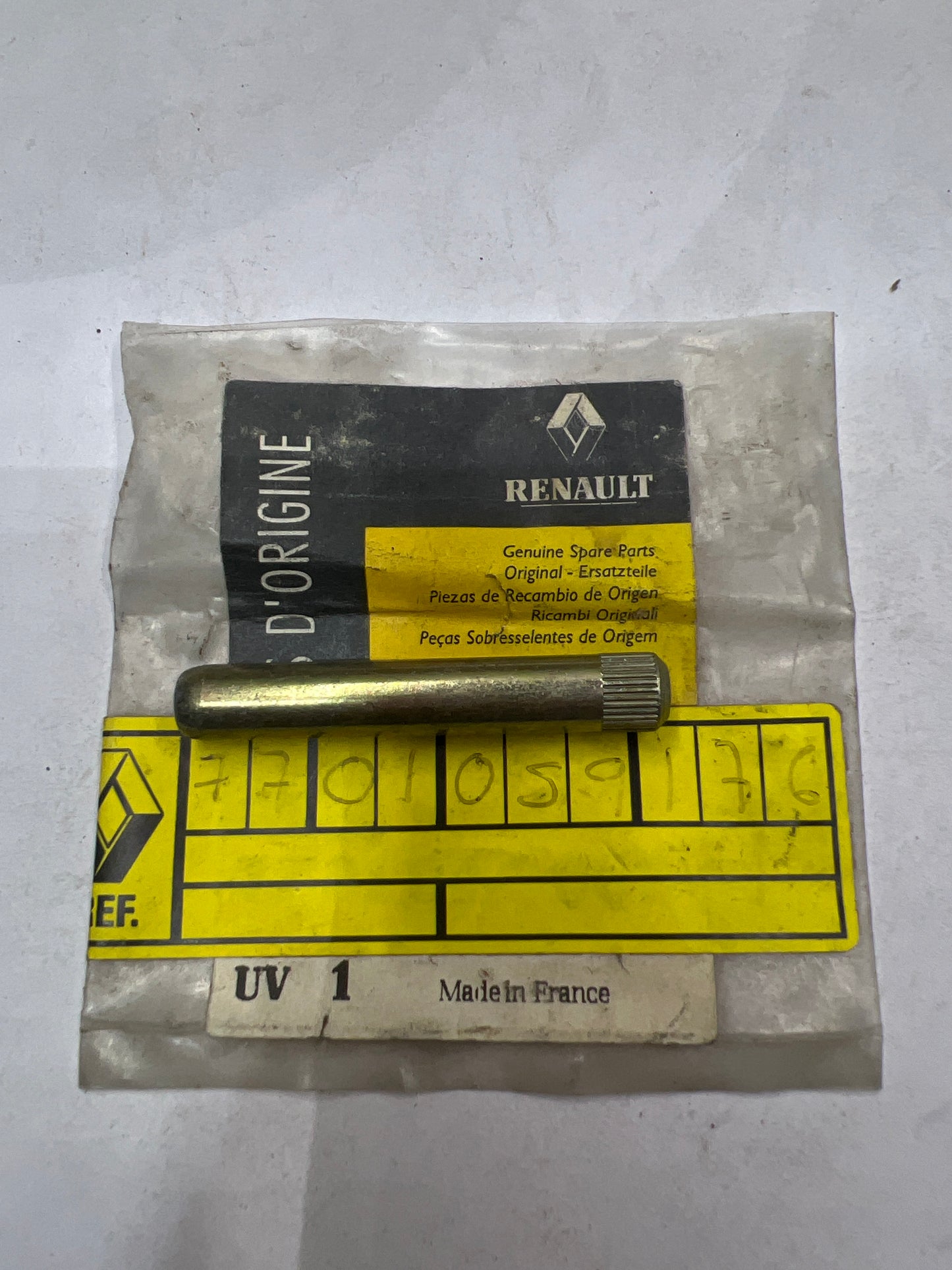 7701059176 EJE DE CHARNELA RENAULT