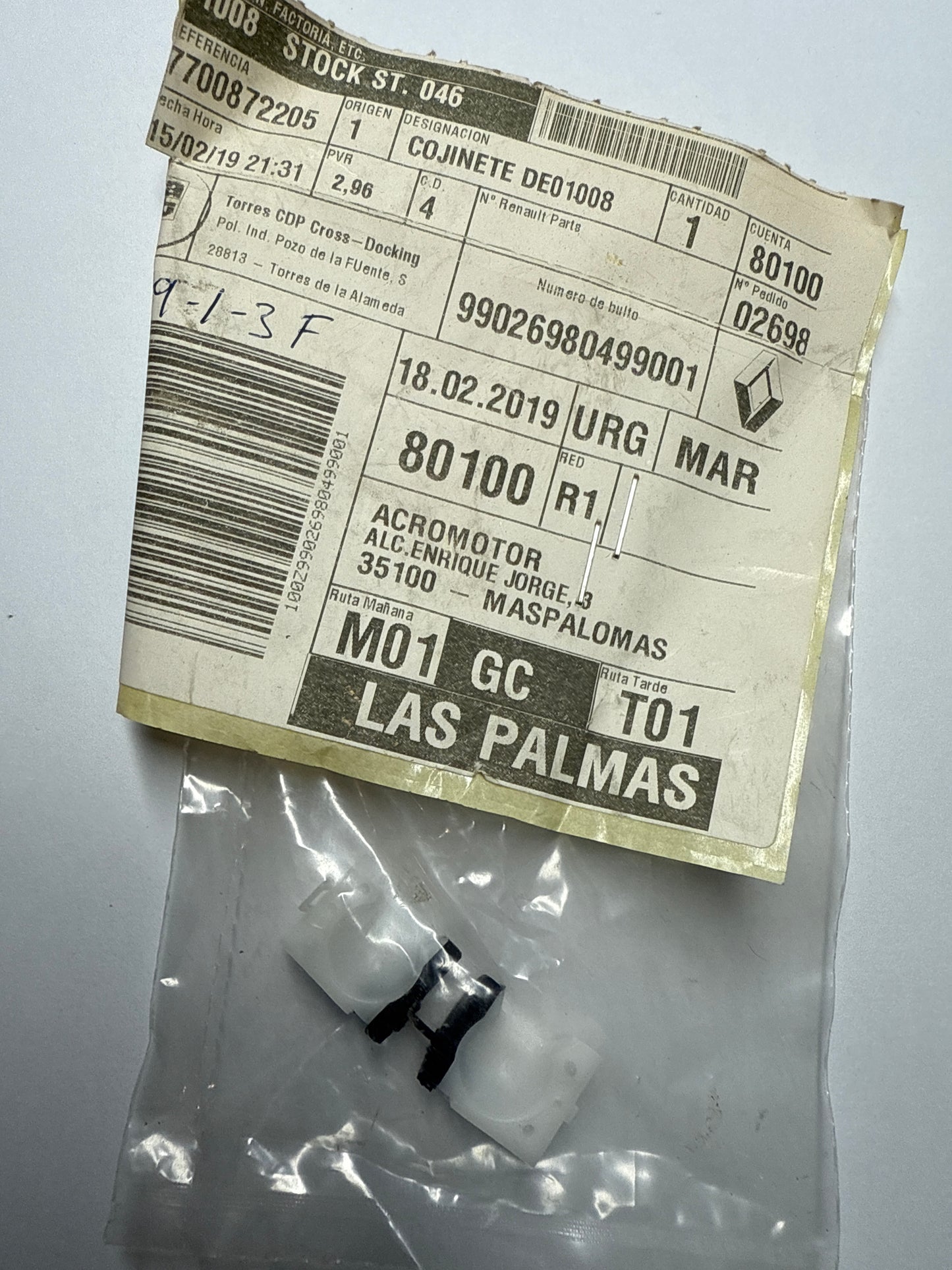 7700872205, COJINETE DE ROT., Renault