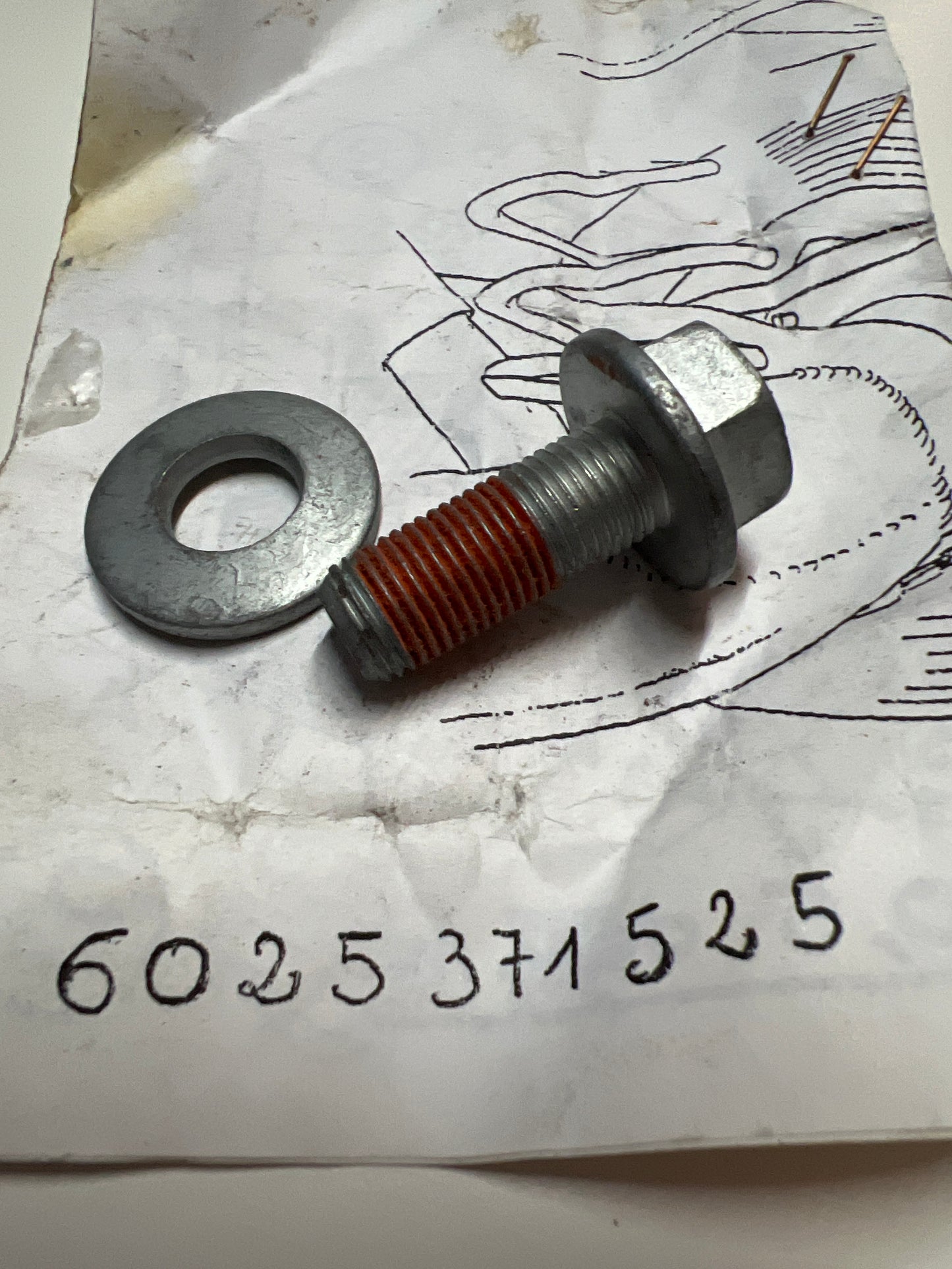 6025371525 TORNILLO POLEA CIGÜEÑAL RENAULT