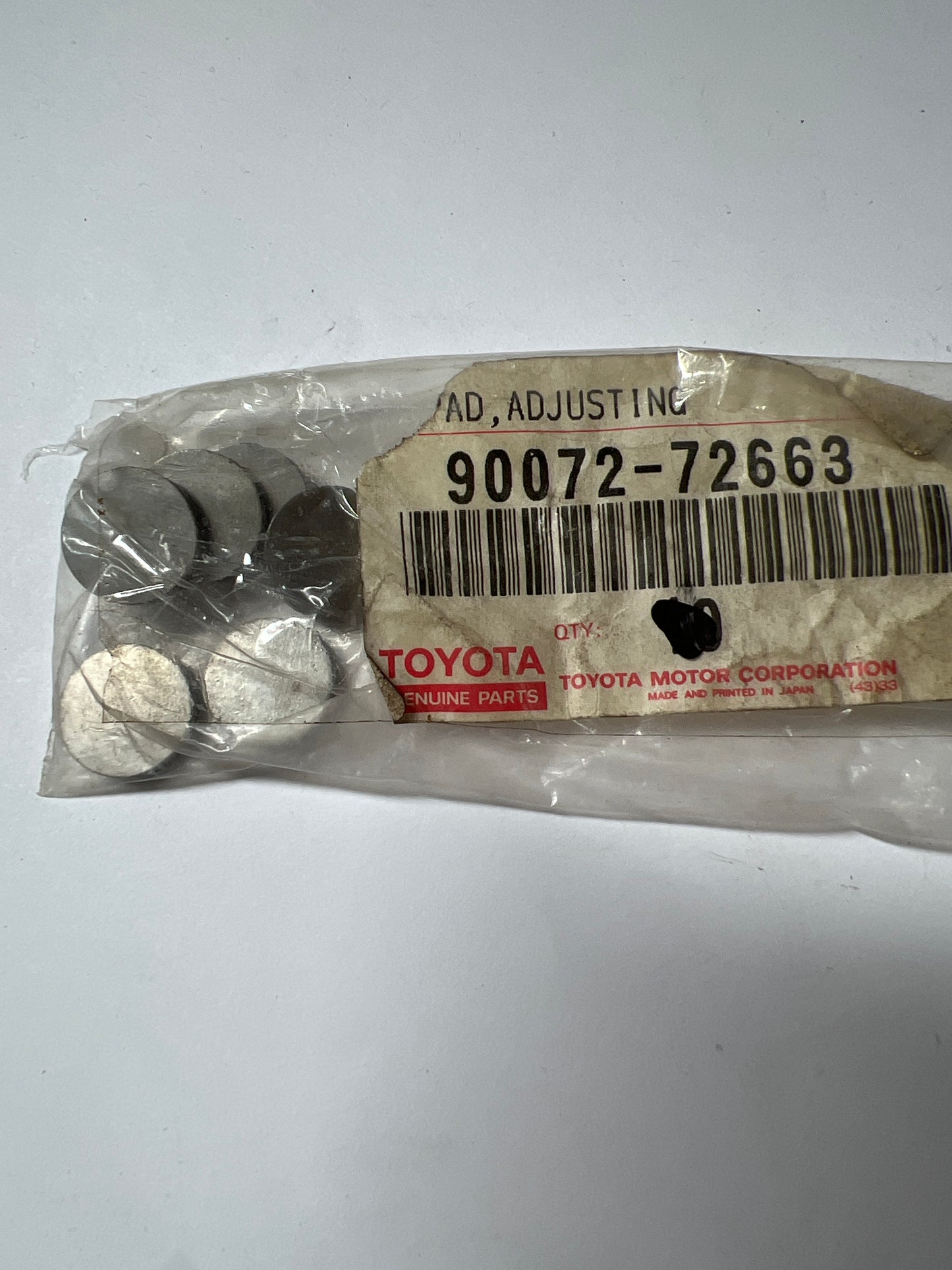 90072-72663 CAMSHAFT & VALVE, toyota