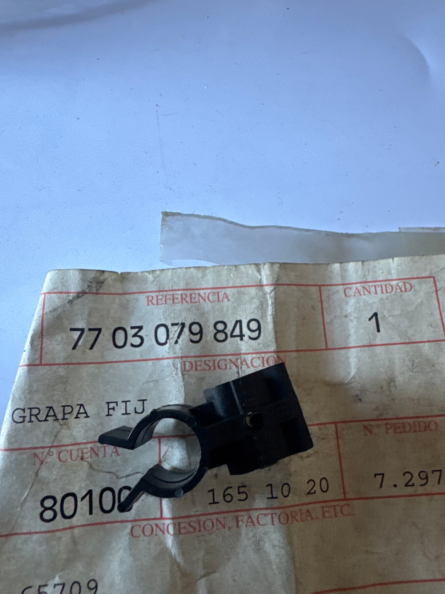 7703079849, GRAPA FIJ, Renault