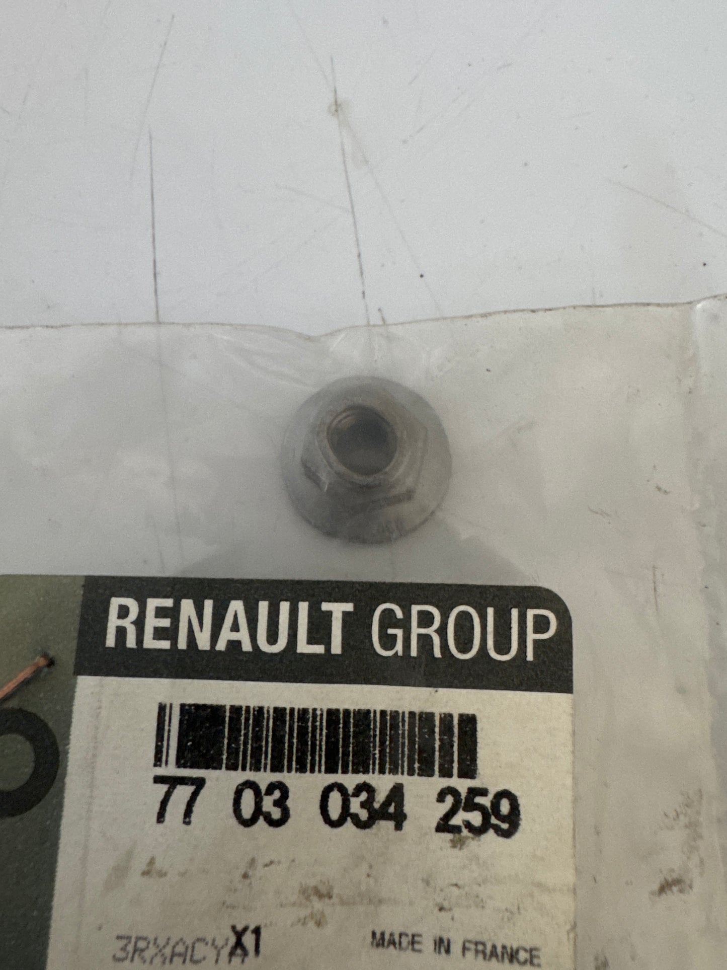 7703034259, TUERCA  M6X, Renault