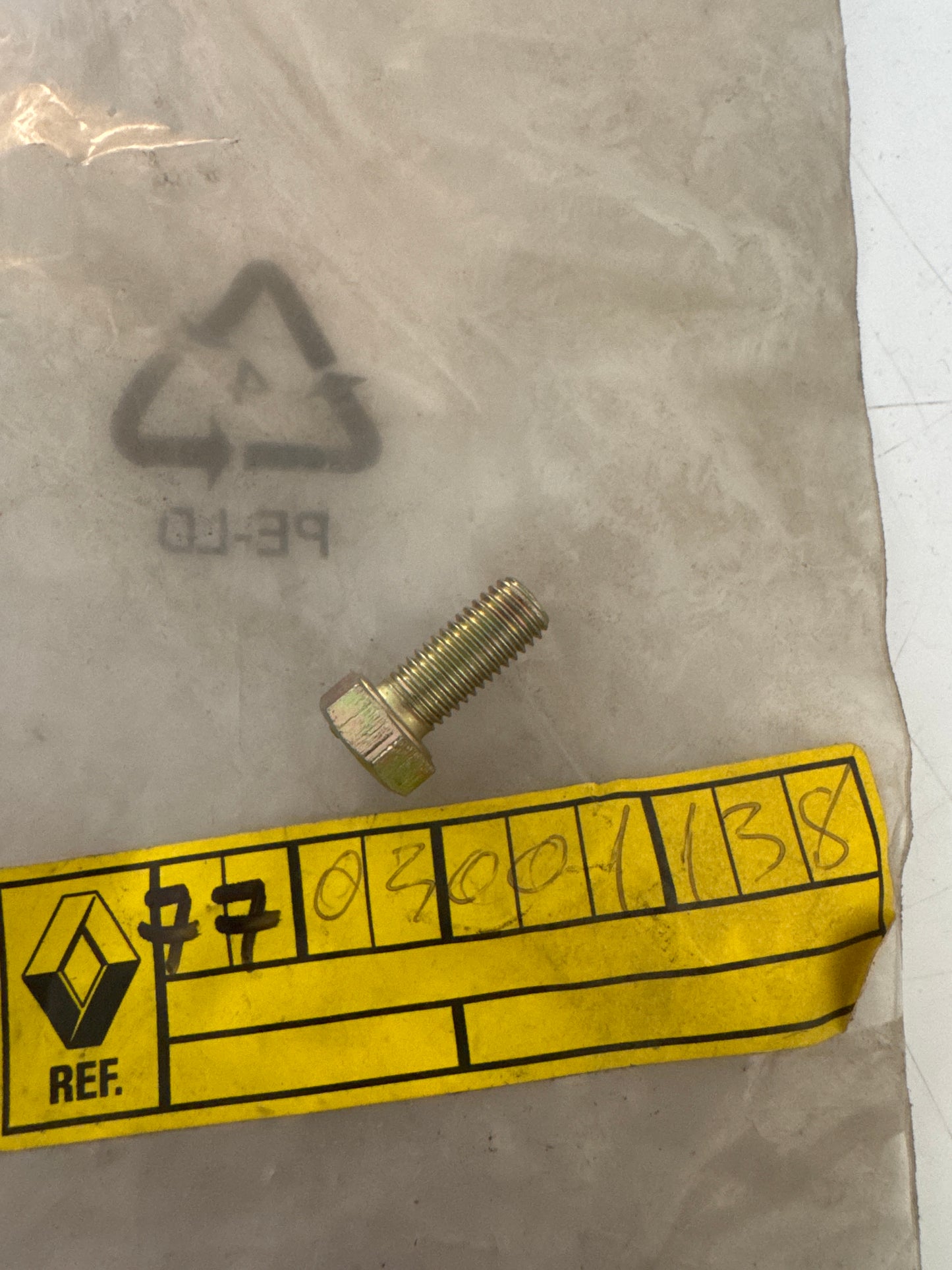 7703001138, TORNILLO, Fiat Alfa Lancia Jeep Chrysler