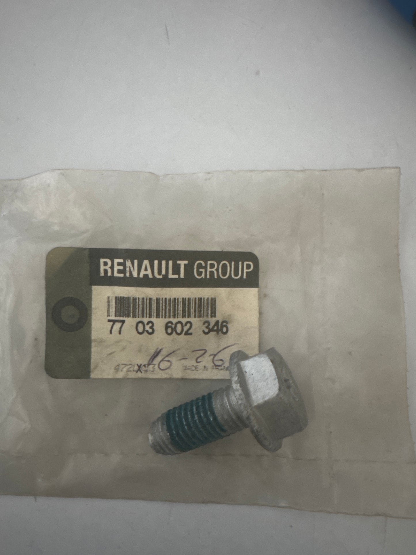 7703602346, TORNILLO M10 OTS, Renault